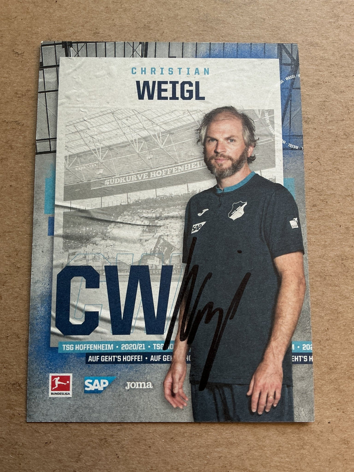 Christian Weigl, Germany 🇩🇪 TSG 1899 Hoffenheim 2020/21 hand signed - Autographs-World