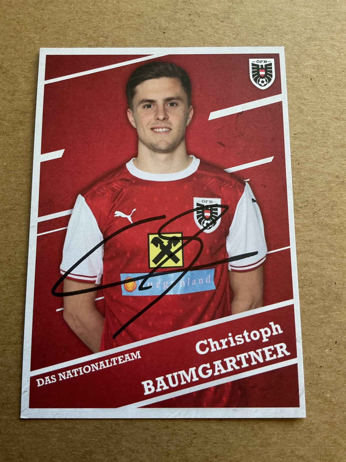 Christoph Baumgartner, Austria 🇦🇹 2021 hand signed - Autographs-World