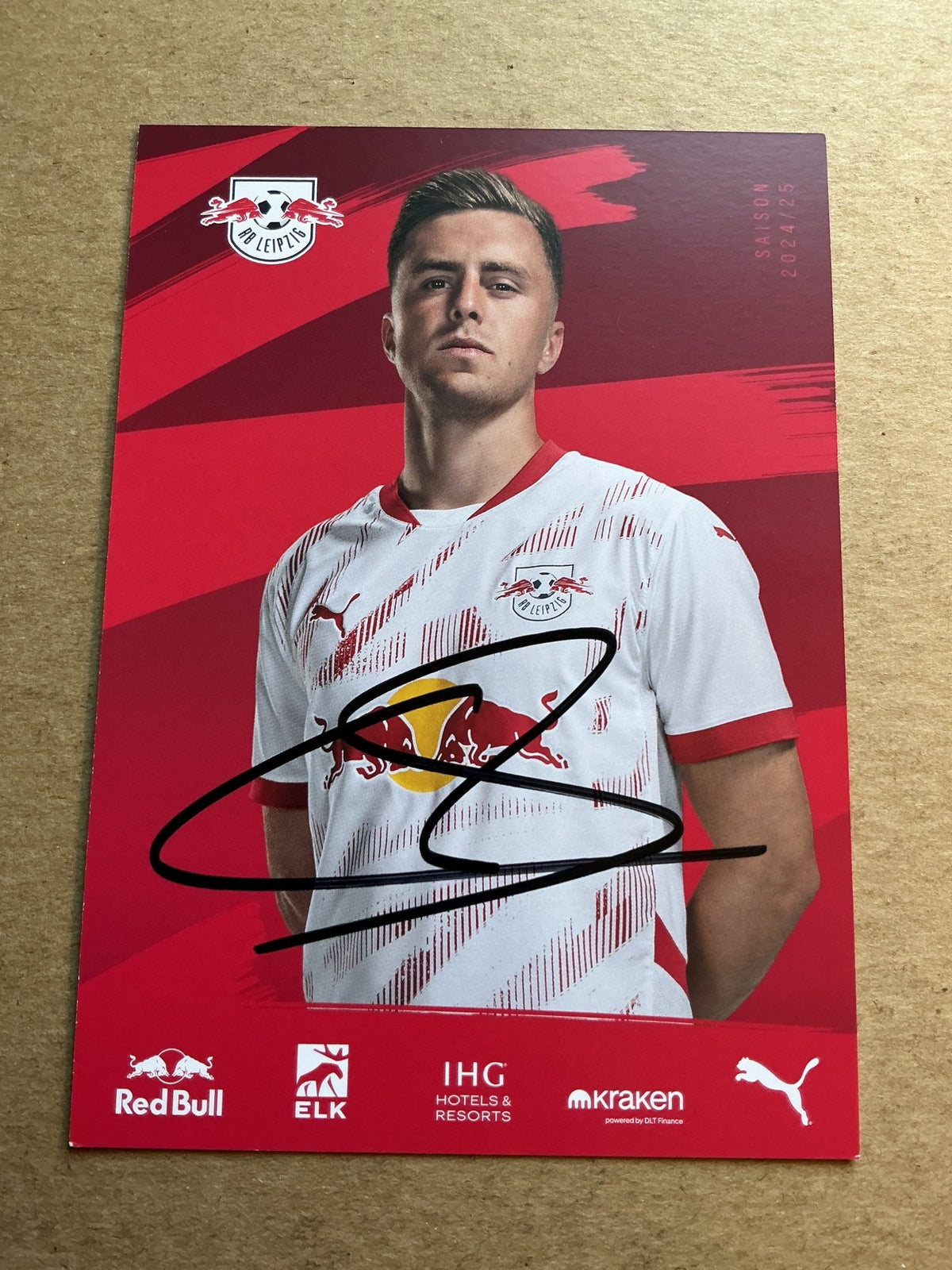 Christoph Baumgartner, Austria 🇦🇹 RB Leipzig 2024/25 hand signed - Autographs-World