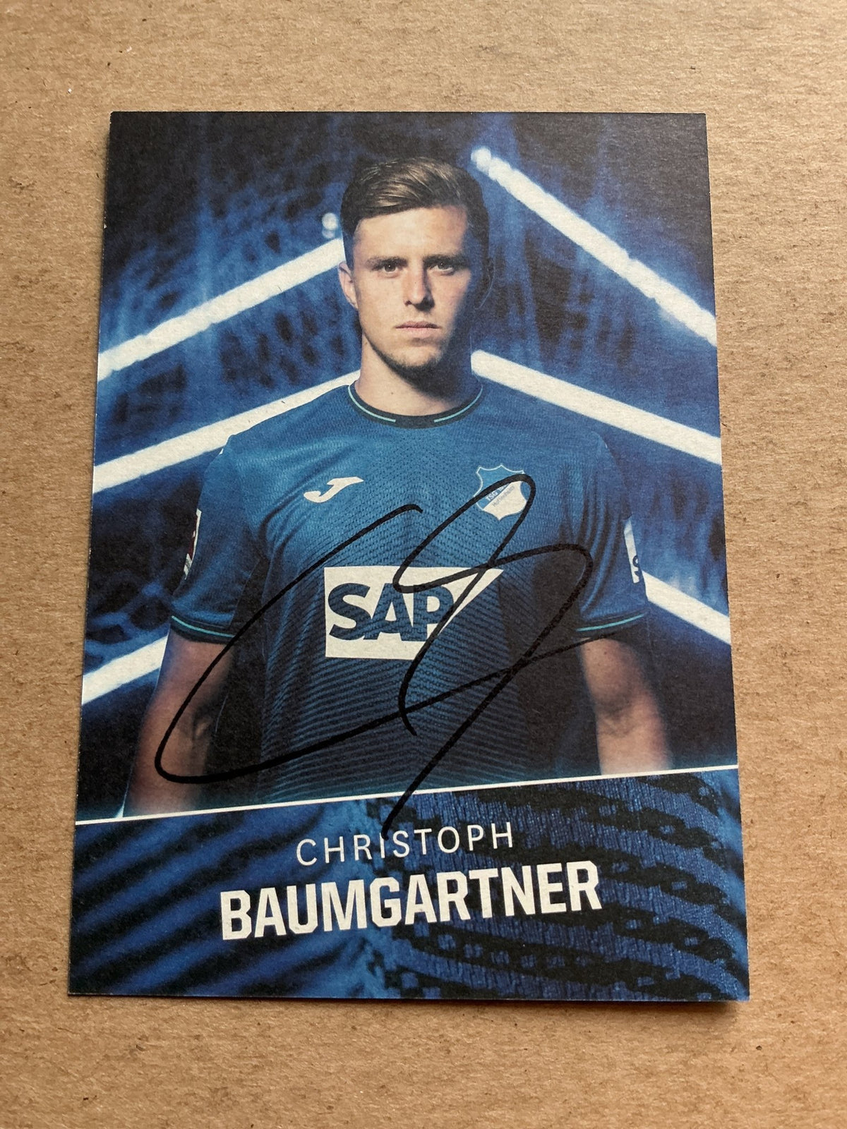 Christoph Baumgartner, Austria 🇦🇹 TSG 1899 Hoffenheim 2021/22 hand signed - Autographs-World