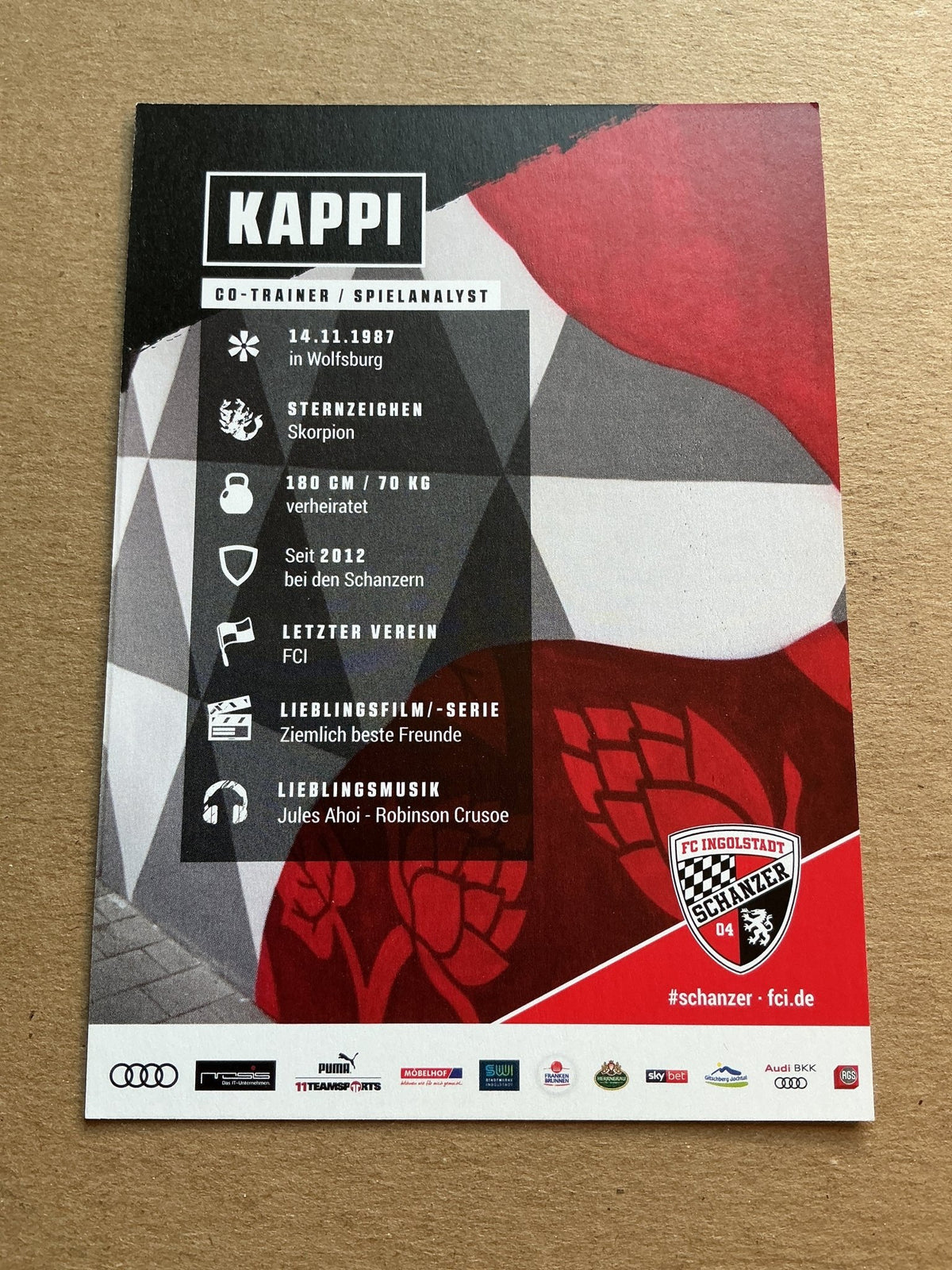 Christoph Kappel, Germany 🇩🇪 FC Ingolstadt 04 2020/21 hand signed - Autographs-World