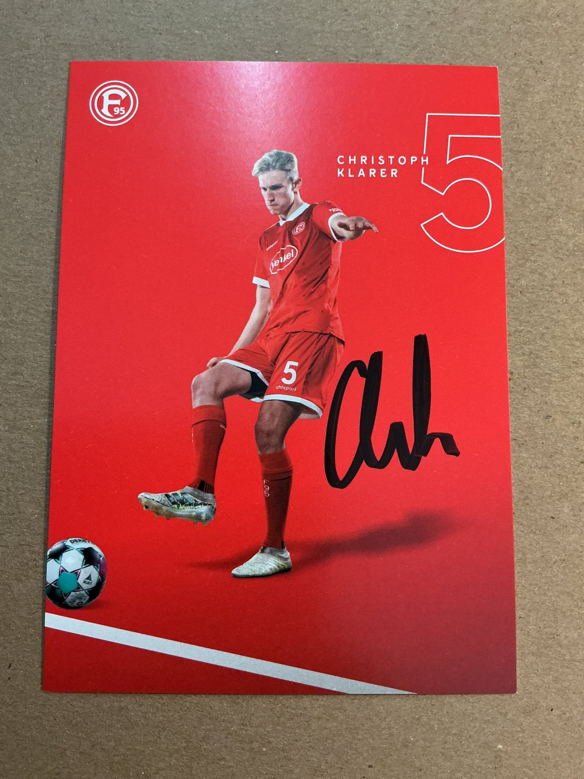 Christoph Klarer, Austria 🇦🇹 Fortuna Düsseldorf 2020/21 hand signed - Autographs-World