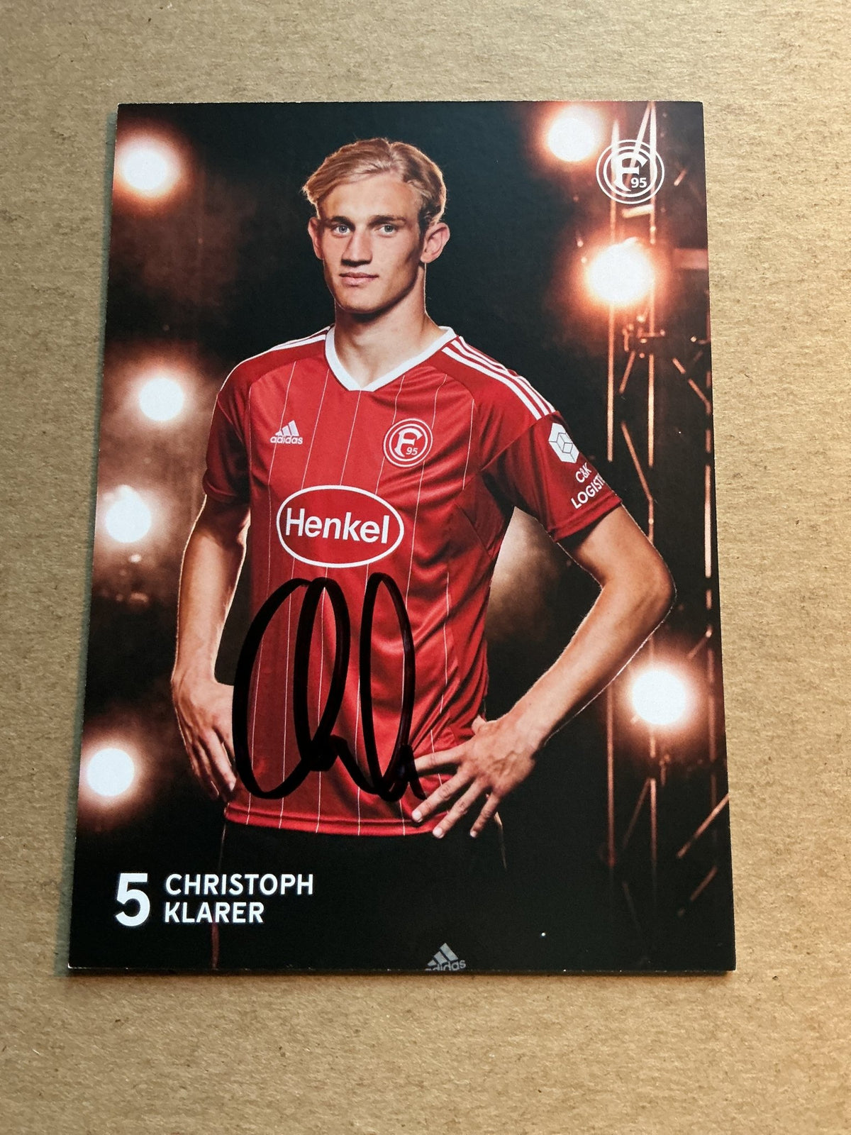 Christoph Klarer, Austria 🇦🇹 Fortuna Düsseldorf 2022/23 hand signed - Autographs-World