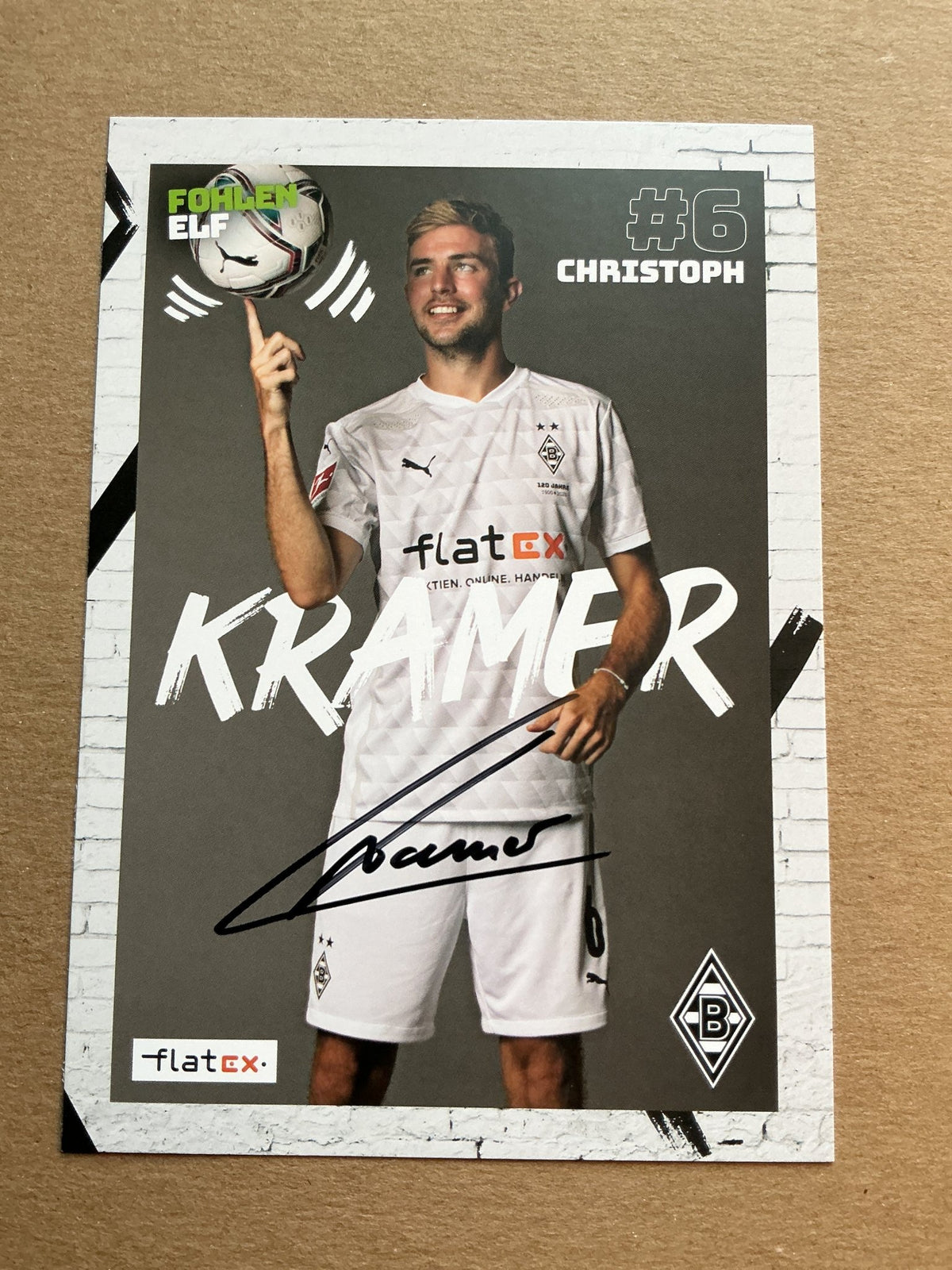 Christoph Kramer, Germany 🇩🇪 Borussia Mönchengladbach 2020/21 hand signed - Autographs-World