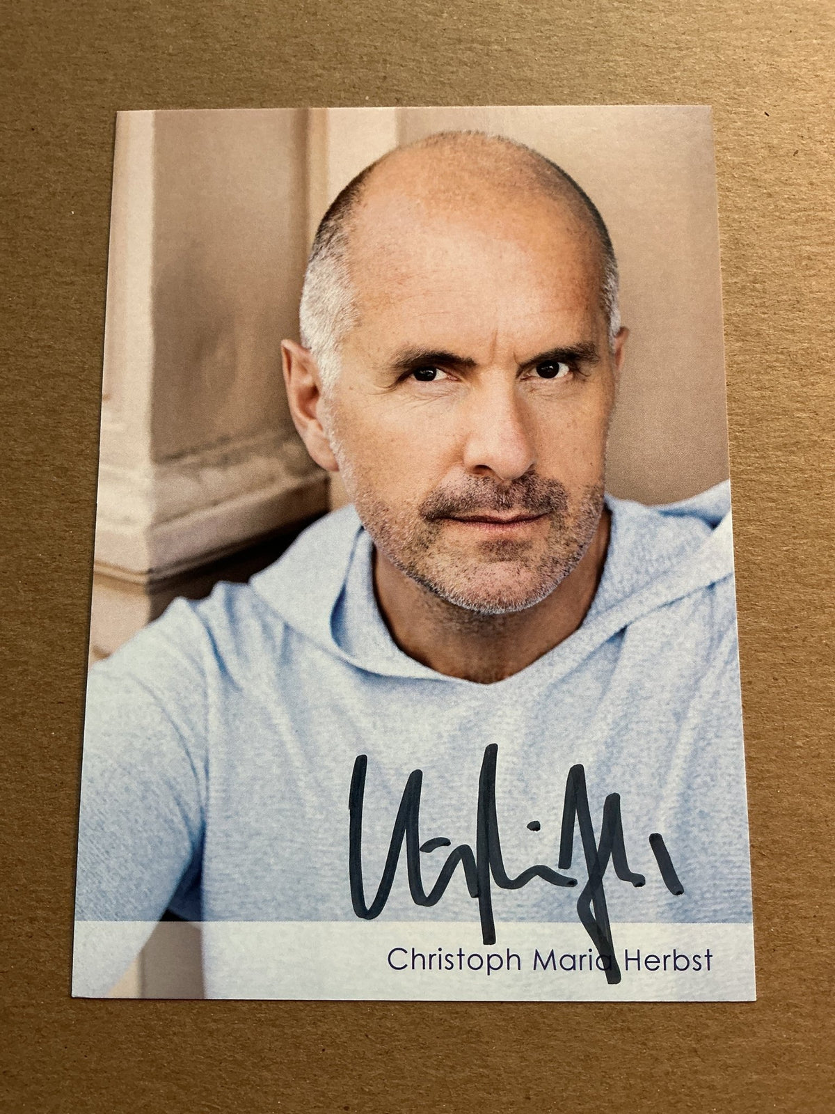 Christoph Maria Herbst, Germany 🇩🇪 Actor 2024 hand signed - Autographs-World