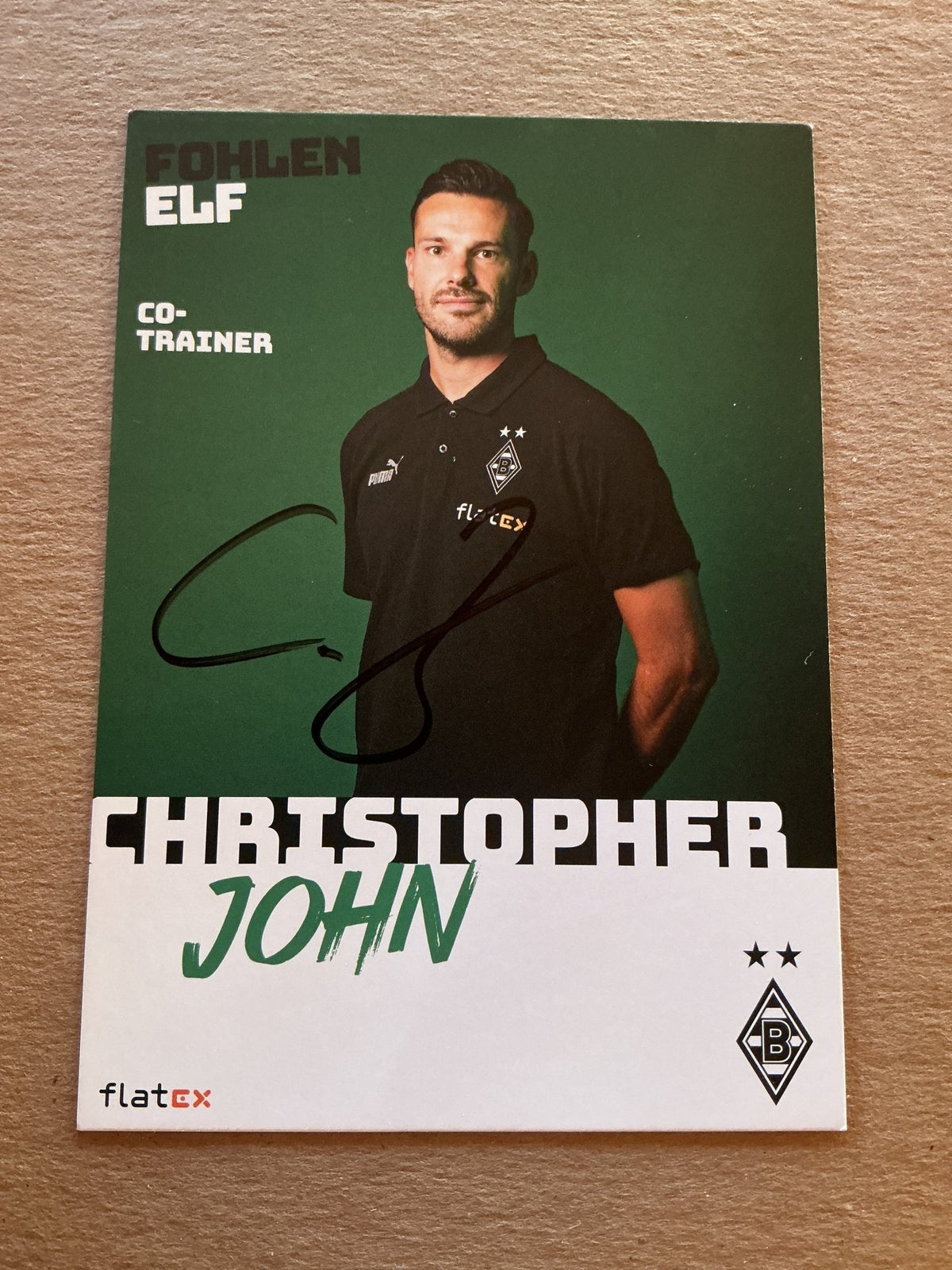 Christopher John, Germany 🇩🇪 Borussia Mönchengladbach 2022/23 hand signed - Autographs-World