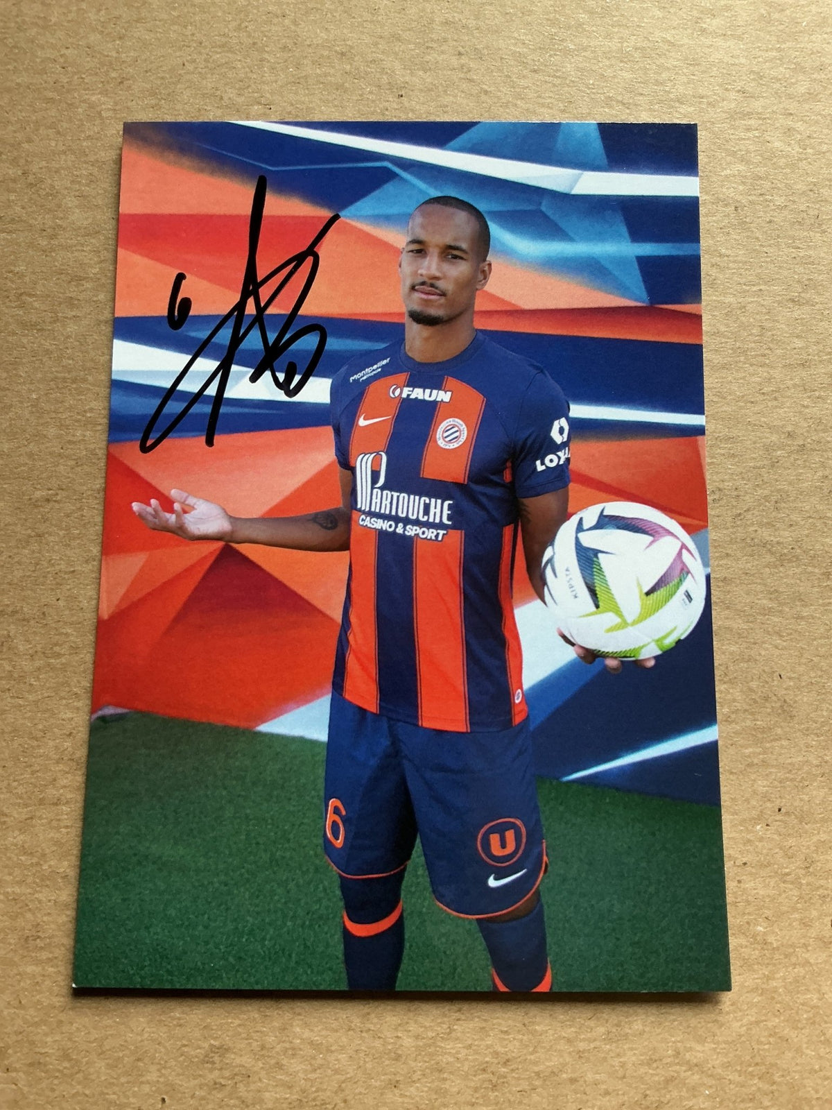 Christopher Jullien, France 🇫🇷 Montpellier HSC 2023/24 hand signed - Autographs-World