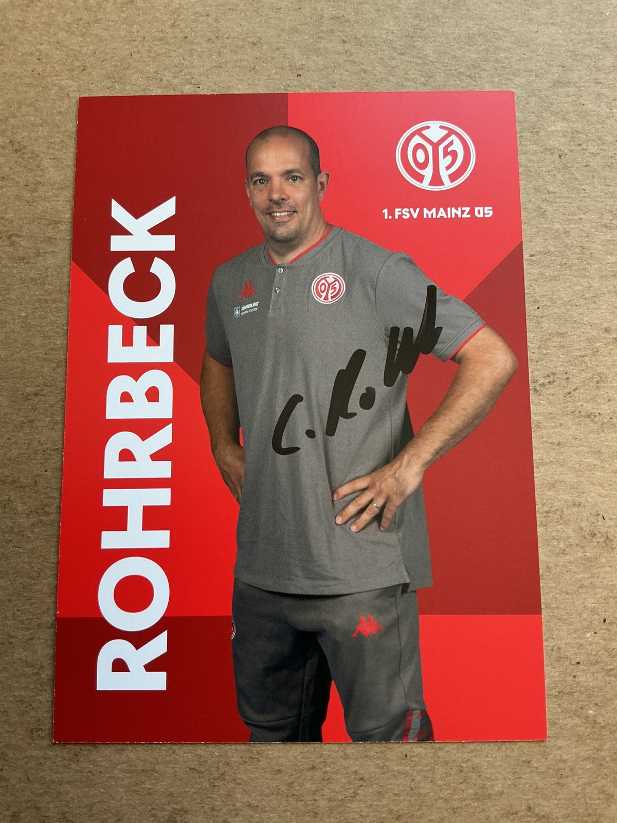 Christopher Rohrbeck, Germany 🇩🇪 FSV Mainz 05 2020/21 hand signed - Autographs-World