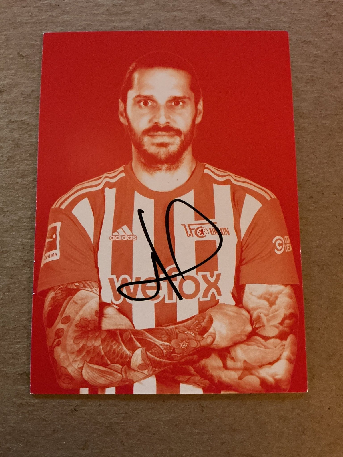 Christopher Trimmel, Austria 🇦🇹 1.FC Union Berlin 2022/23 hand signed - Autographs-World