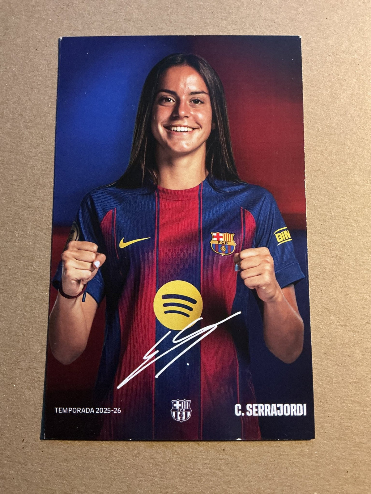 Clara Serrajordi, Spain 🇪🇸 FC Barcelona Femení 2025/26 unsigned - Autographs-World