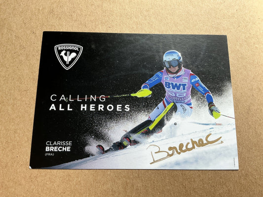 Clarisse Breche, France 🇫🇷 Alpine Winter Sports 2024/25 hand signed - Autographs-World