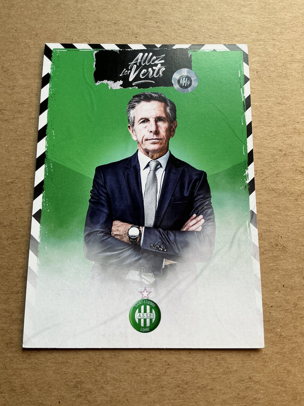 Claude Puel, France 🇫🇷 AS Saint-Étienne 2020/21 hand signed - Autographs-World