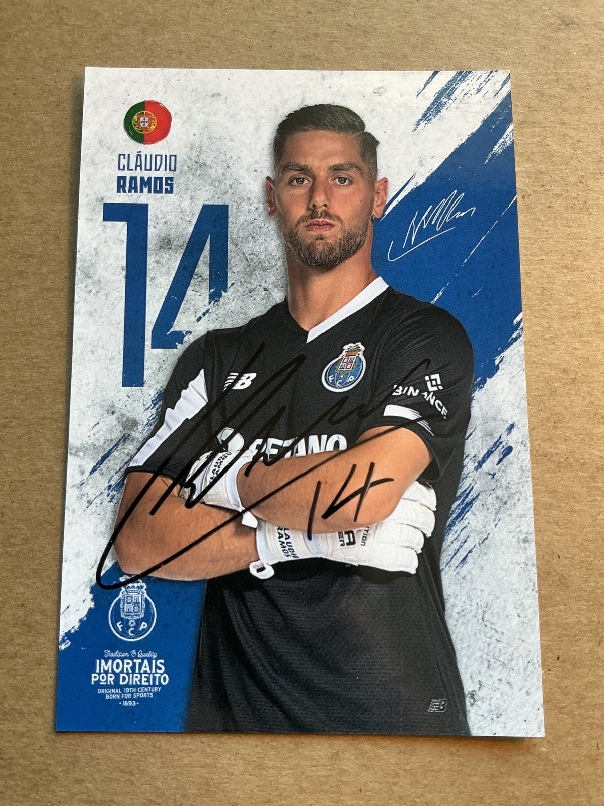 Cláudio Ramos, Portugal 🇵🇹 FC Porto 2023/24 hand signed - Autographs-World