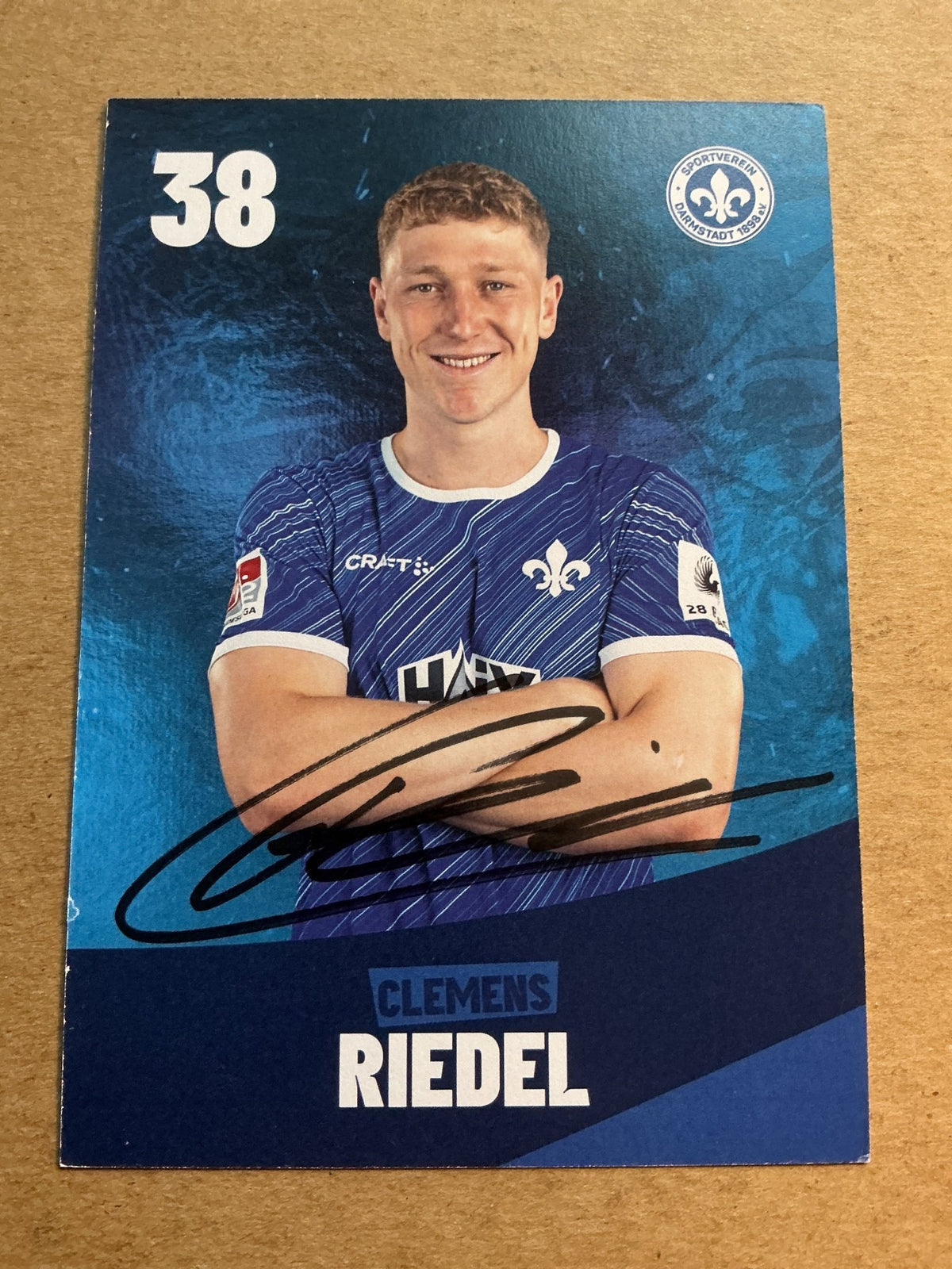 Clemens Riedel, Germany 🇩🇪 SV Darmstadt 98 2023/24 hand signed - Autographs-World