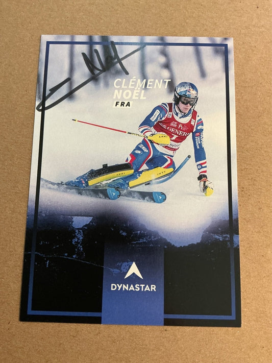 Clément Noël, France 🇫🇷 Alpine Winter 2022/23 hand signed - Autographs-World