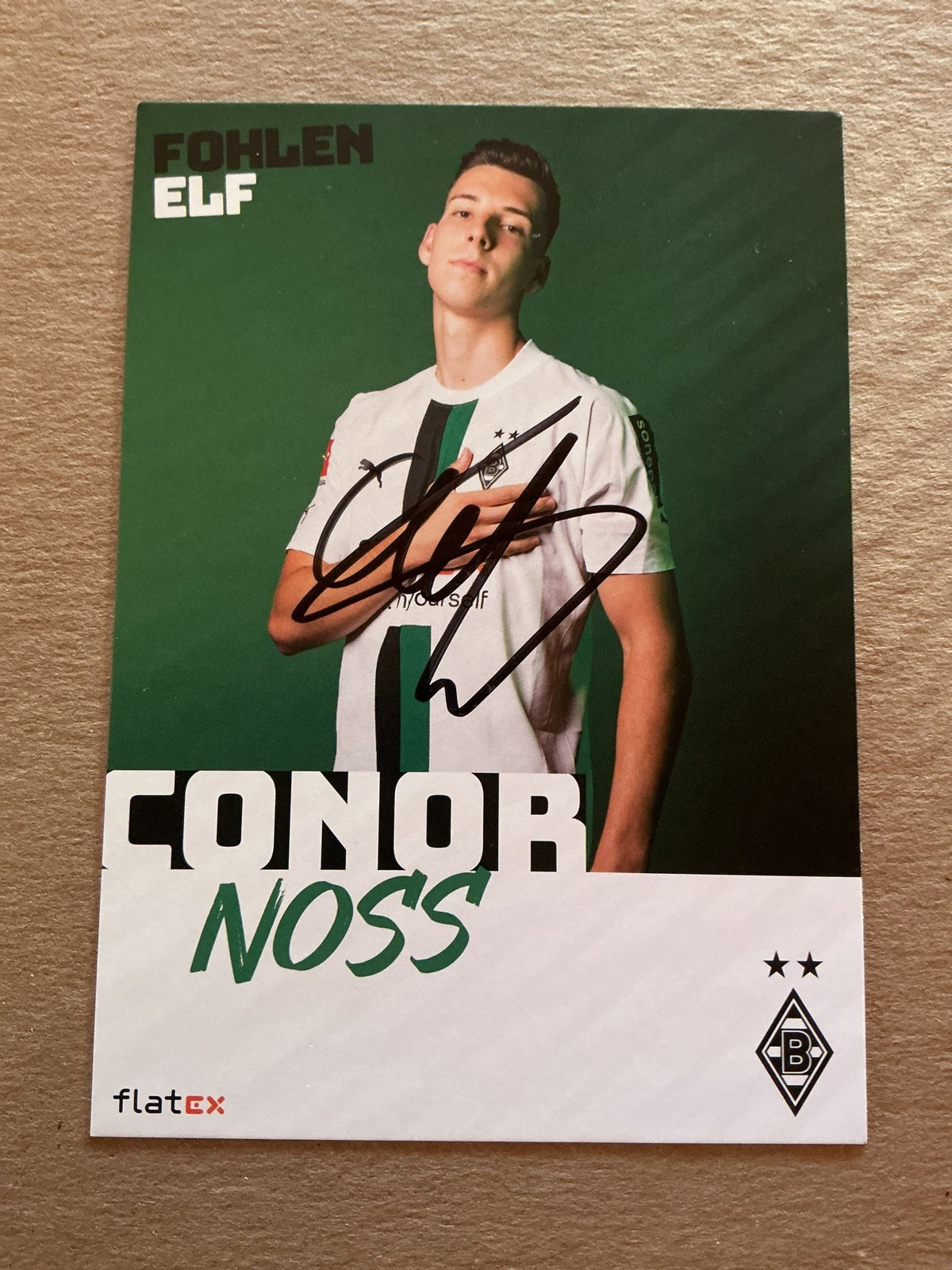 Conor Noß, Ireland 🇮🇪 Borussia Mönchengladbach 2022/23 hand signed - Autographs-World