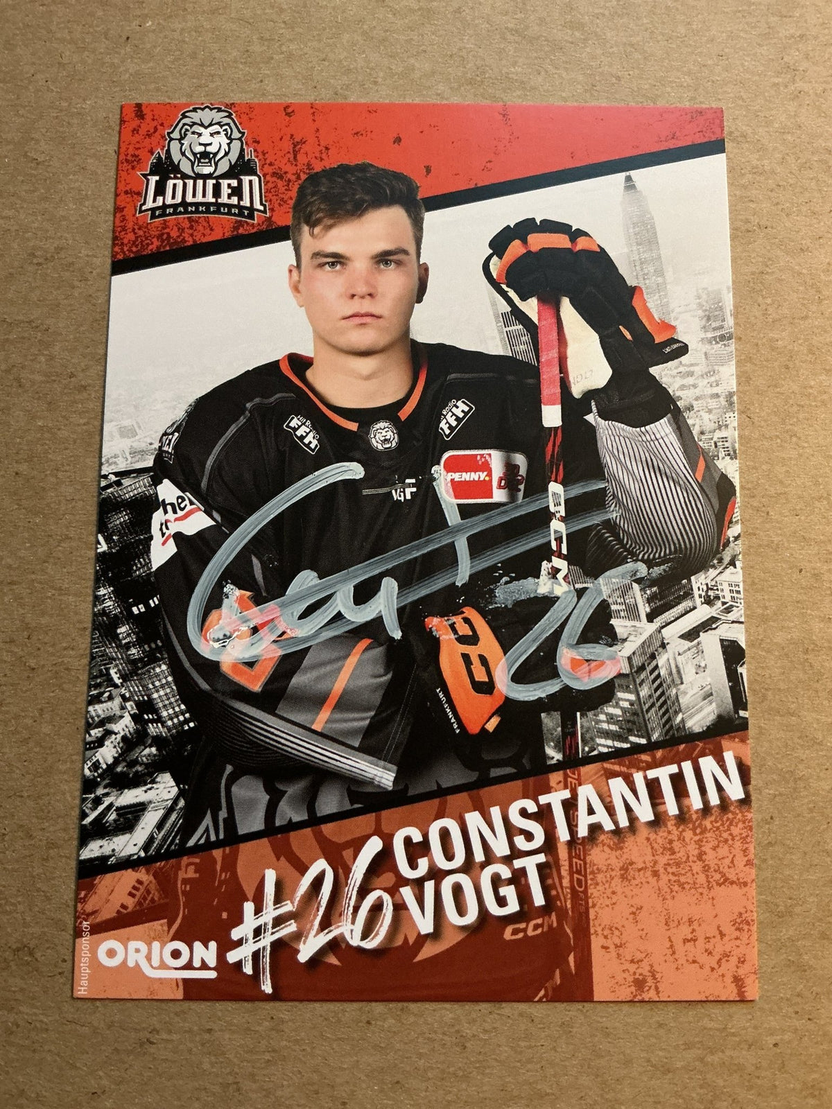 Constantin Vogt, Germany 🇩🇪 Löwen Frankfurt 2023/24 hand signed - Autographs-World