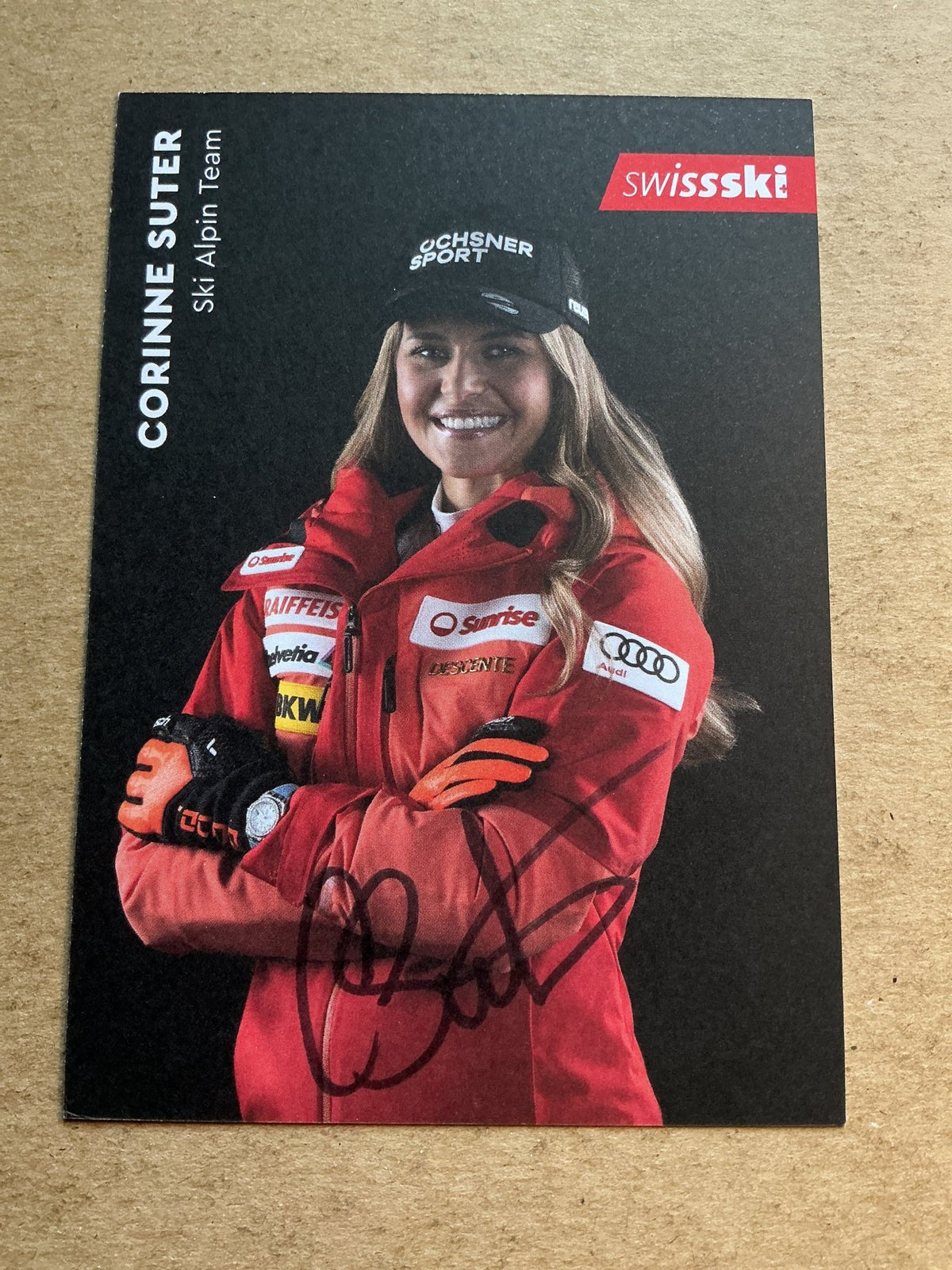 Corinne Suter, Switzerland 🇨🇭Alpine Winter 2022/23 hand signed - Autographs-World