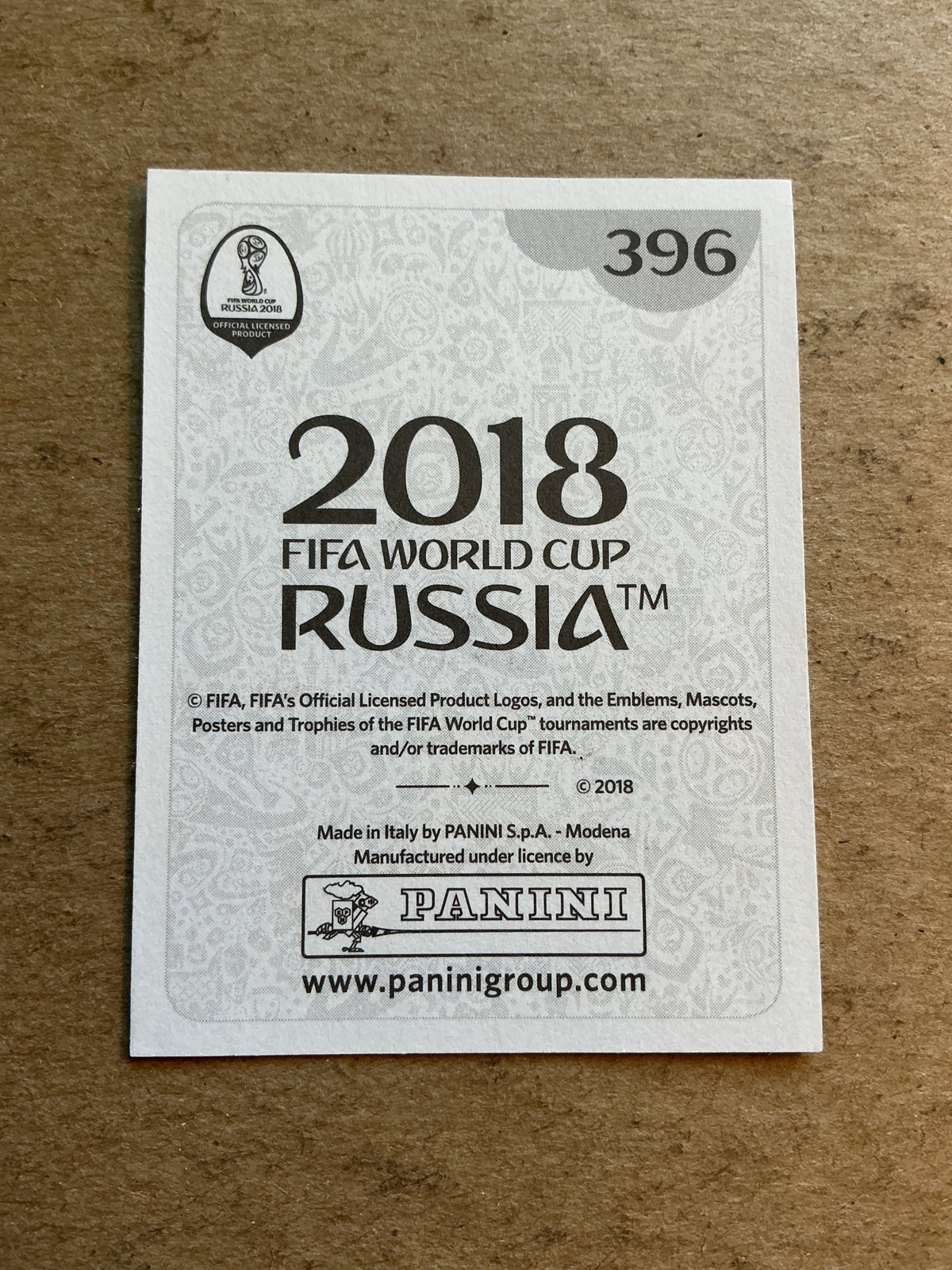 Cristian Gamboa, Costa Rica 🇨🇷 FIFA World Cup 2018 Panini hand signed - Autographs-World