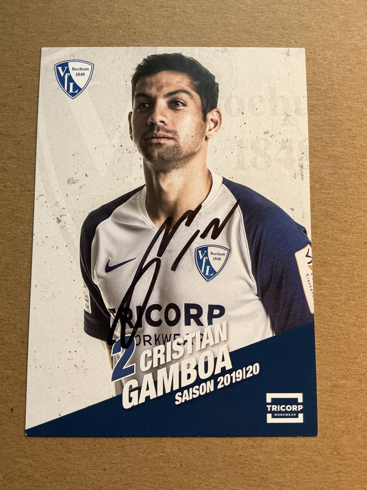 Cristian Gamboa, Costa Rica 🇨🇷 VfL Bochum 2019/20 hand signed - Autographs-World