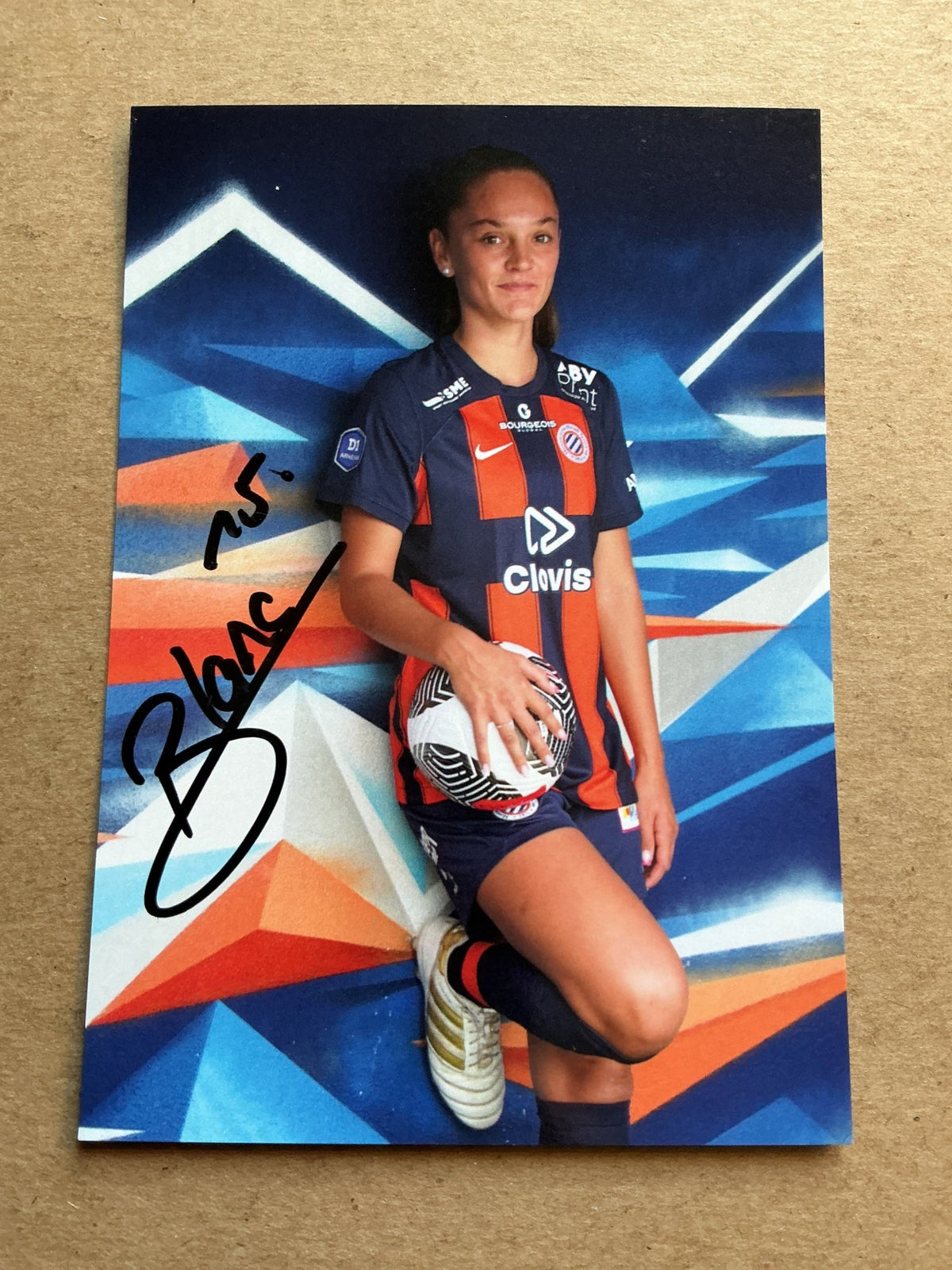 Cyrielle Blanc, France 🇫🇷 Montpellier HSC 2023/24 hand signed - Autographs-World
