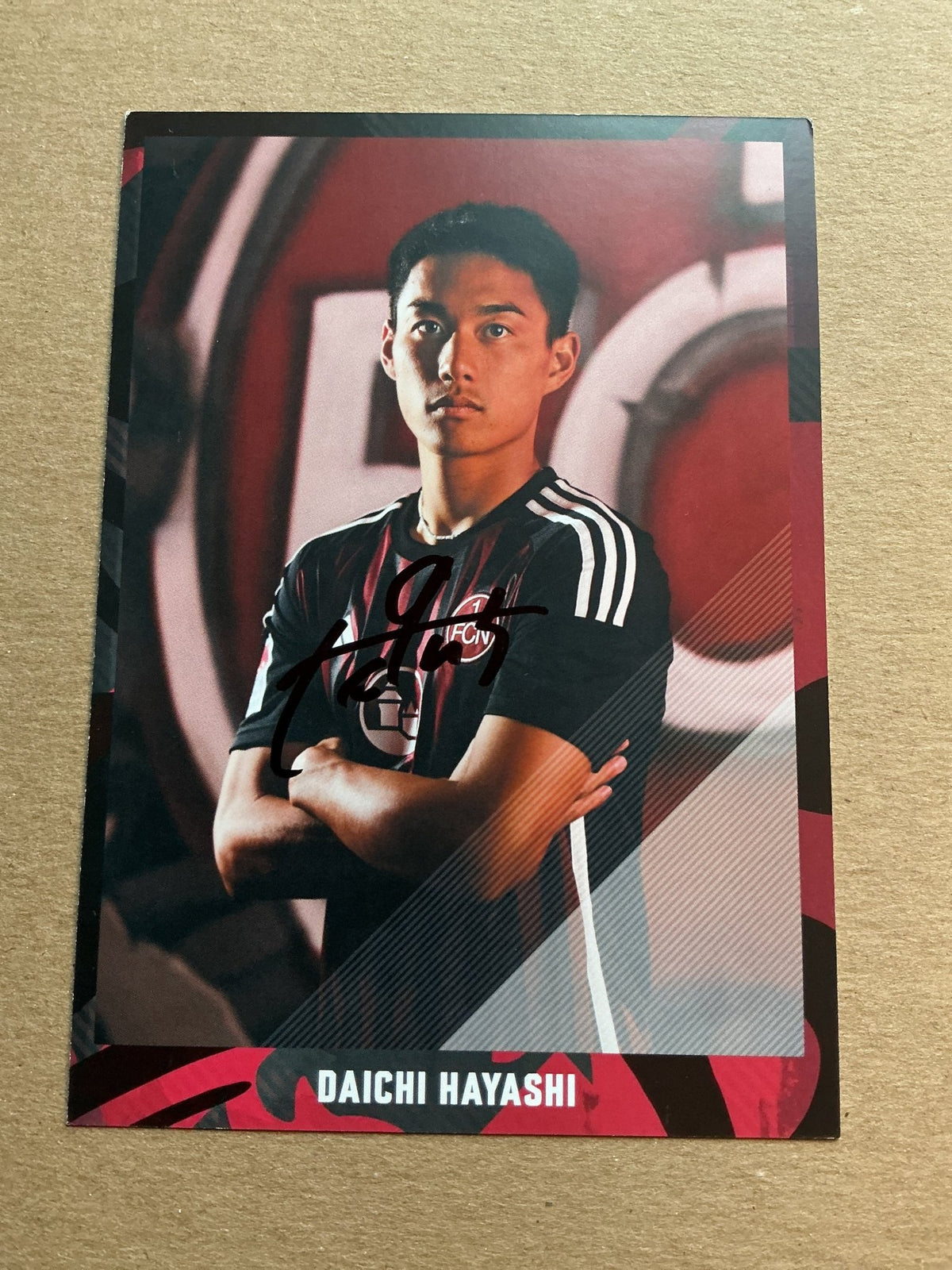 Daichi Hayashi, Japan 🇯🇵 1.FC Nürnberg 2023/24 hand signed - Autographs-World