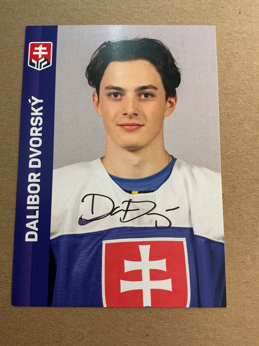 Dalibor Dvorský, Slovakia 🇸🇰 IK Oskarshamn 2023/24 hand signed - Autographs-World