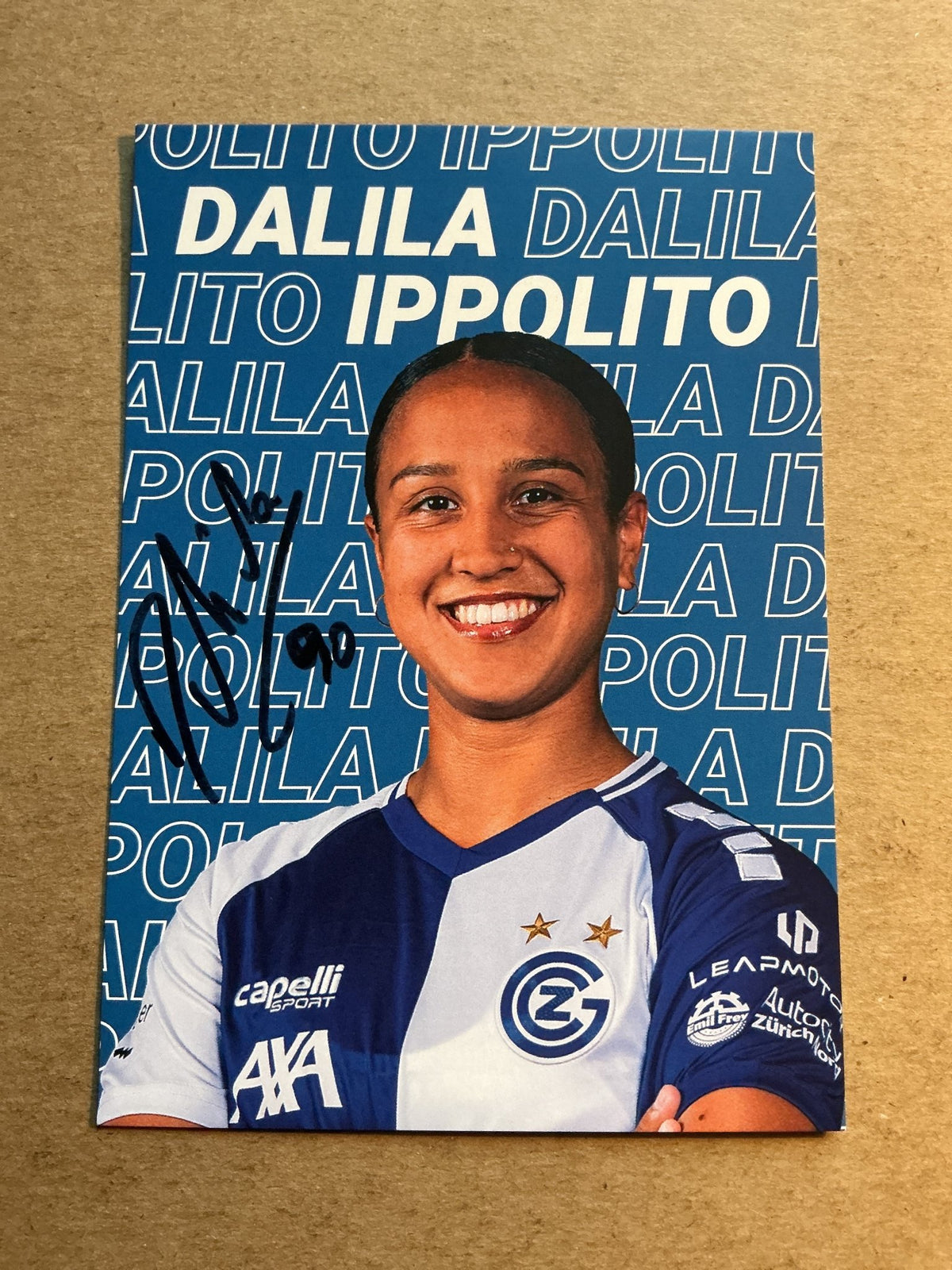 Dalila Ippolito, Argentina 🇦🇷 Grasshopper Club Zürich 2025/26 hand signed - Autographs-World