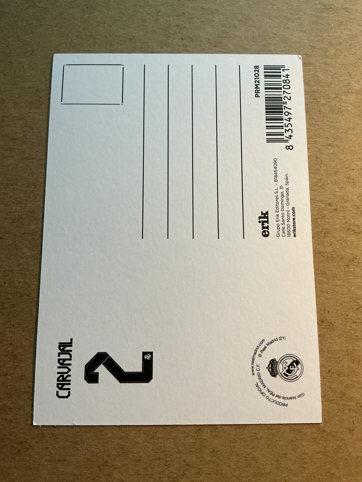 Dani Carvajal, Spain 🇪🇸 Real Madrid 2021/22 hand signed - Autographs-World