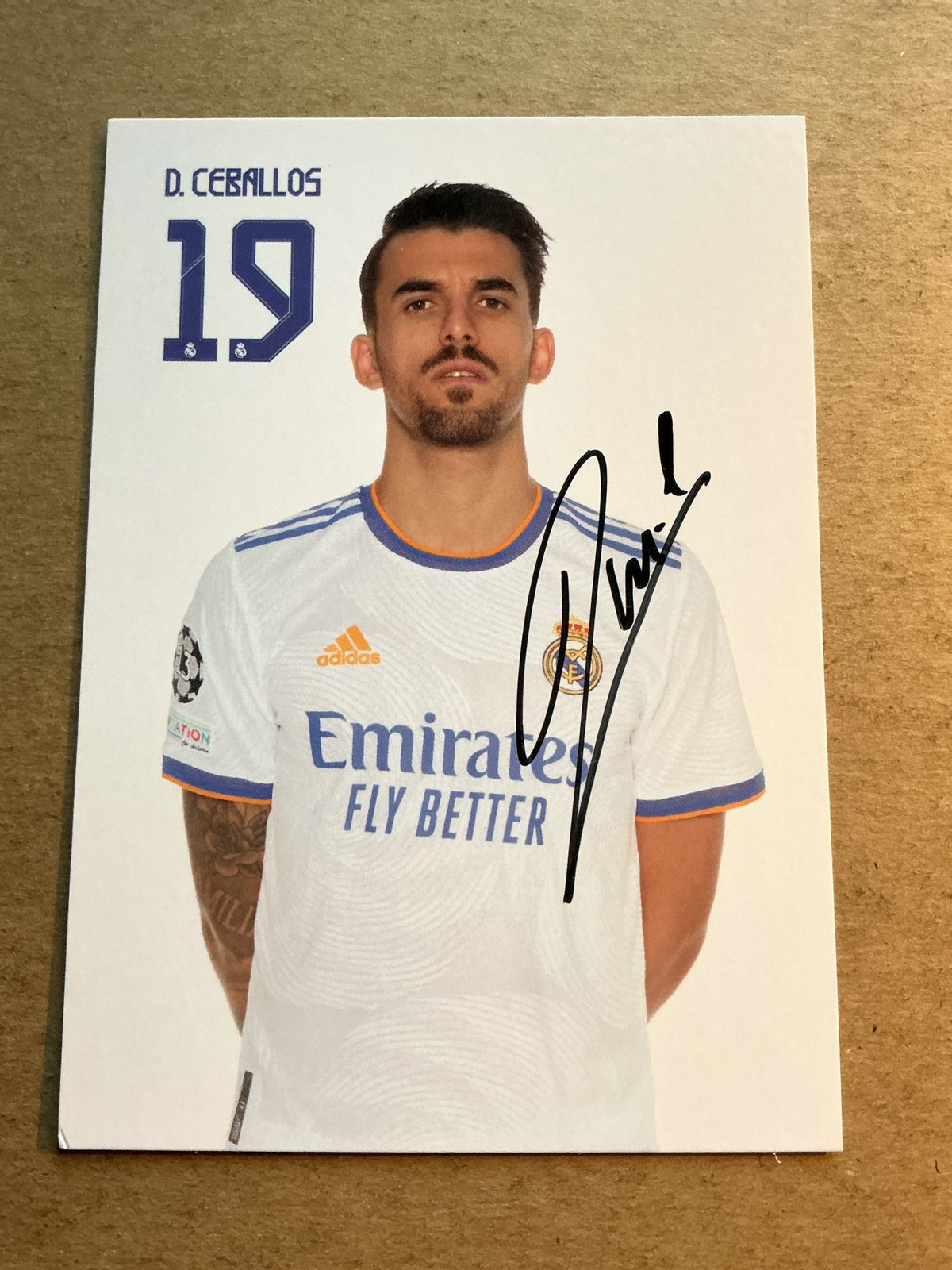 Dani Ceballos, Spain 🇪🇸 Real Madrid 2021/22 hand signed - Autographs-World