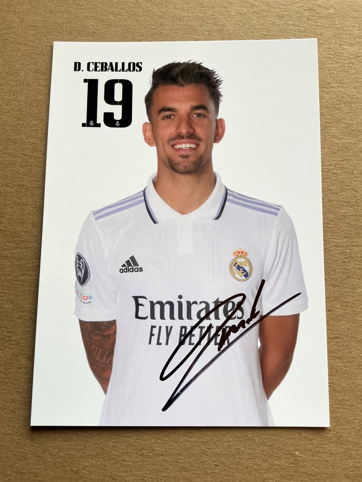 Dani Ceballos, Spain 🇪🇸 Real Madrid 2022/23 hand signed - Autographs-World