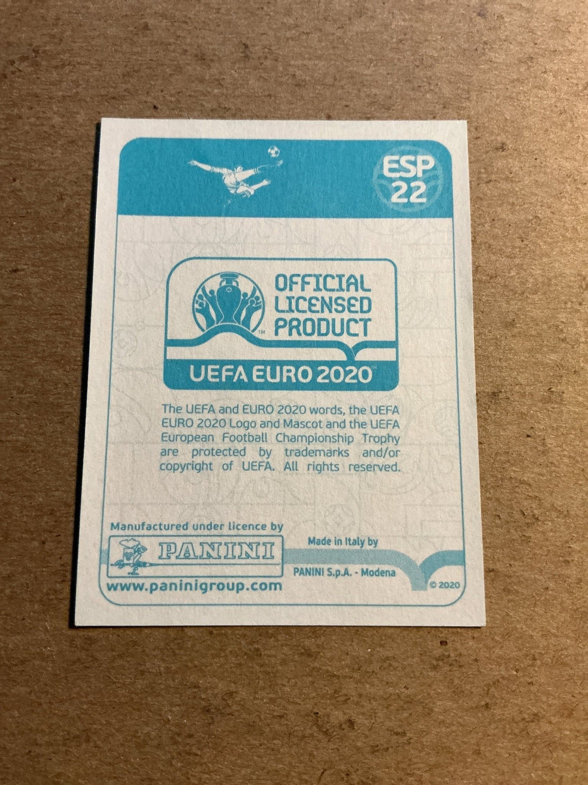 Dani Ceballos, Spain 🇪🇸 UEFA Euro 2020 Panini hand signed - Autographs-World