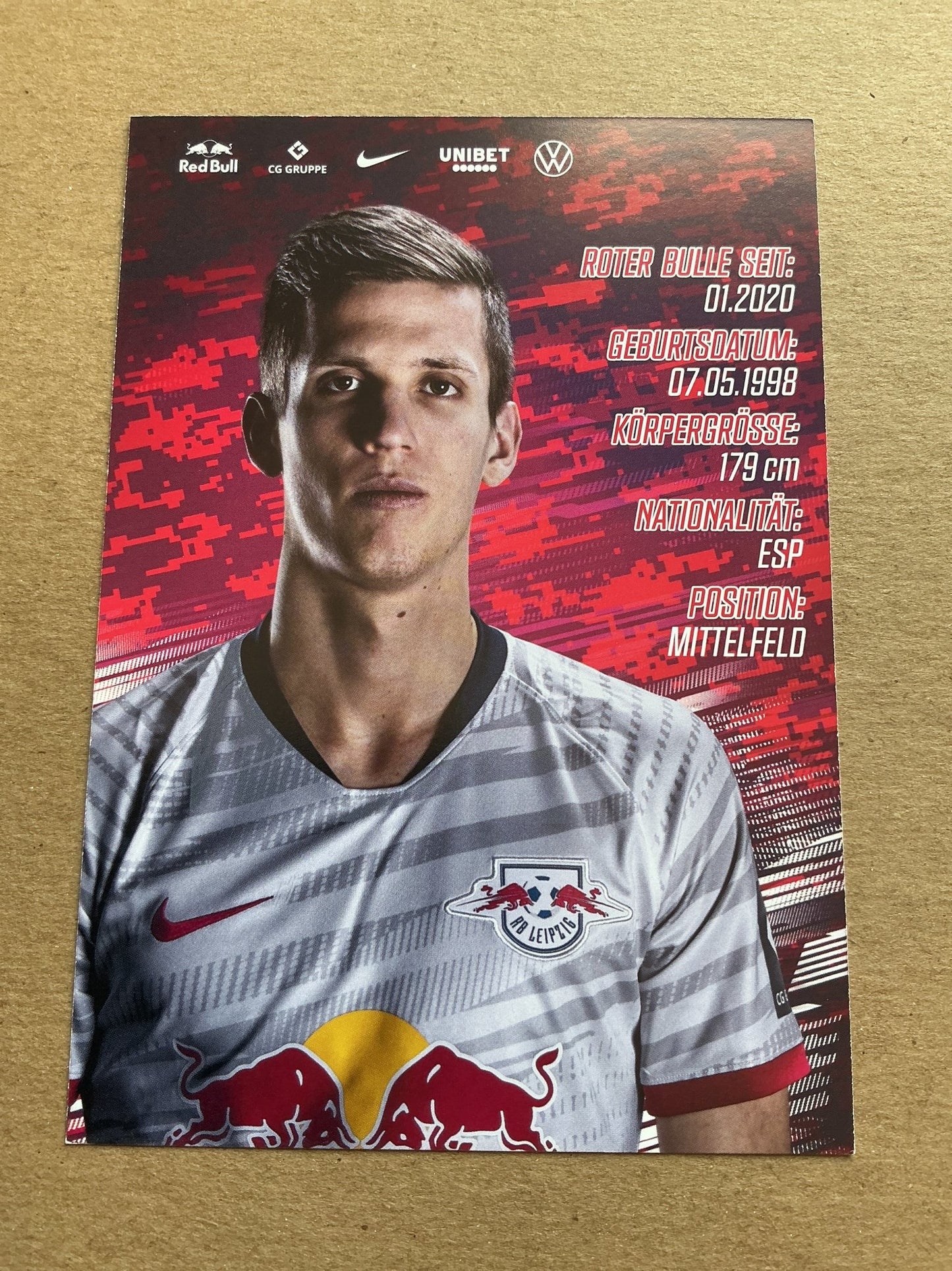 Dani Olmo, Spain 🇪🇸 RB Leipzig 2019/20 hand signed - Autographs-World