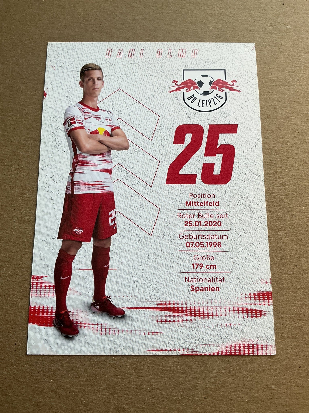 Dani Olmo, Spain 🇪🇸 RB Leipzig 2021/22 hand signed - Autographs-World