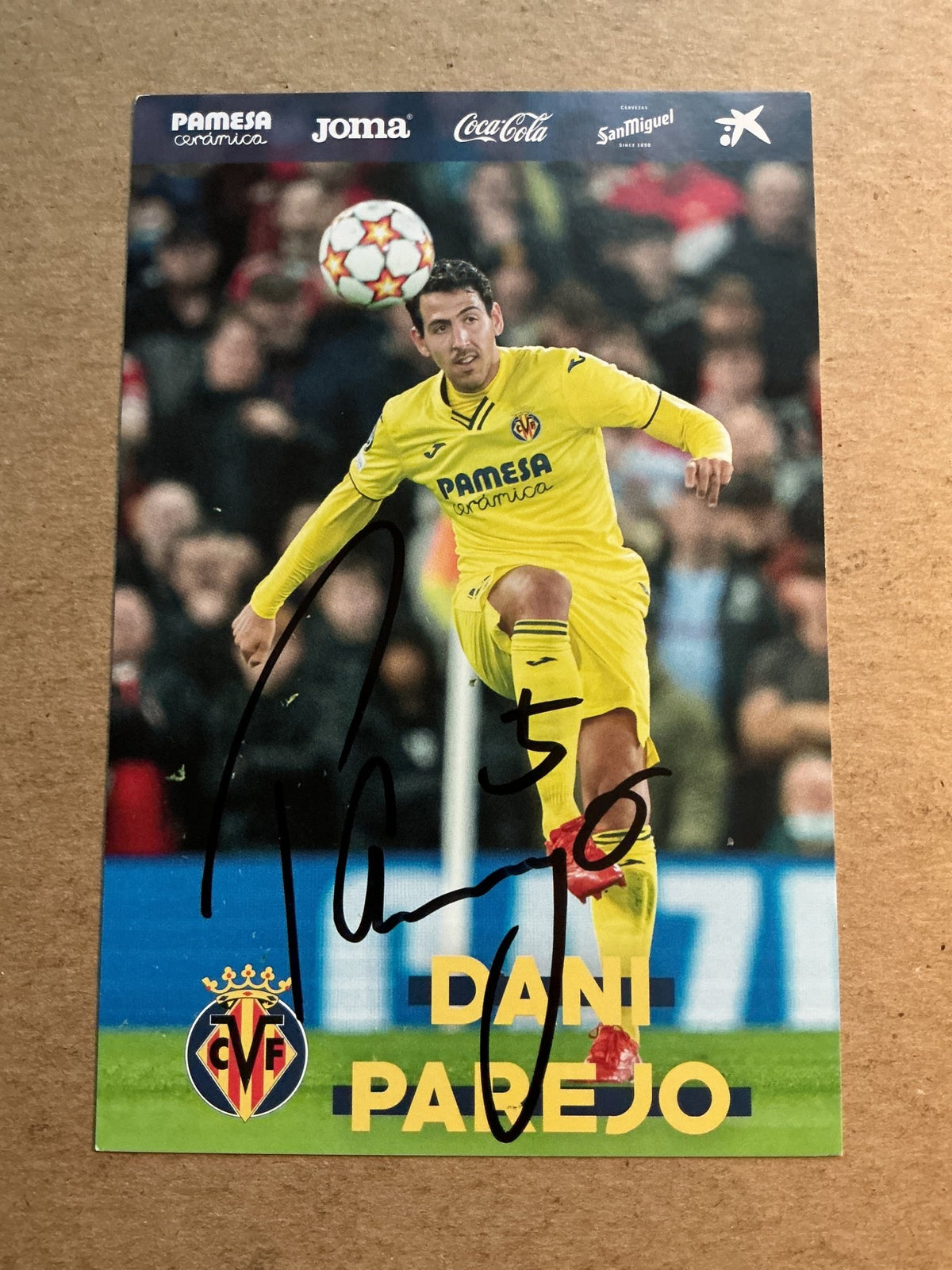Dani Parejo, Spain 🇪🇸 Villarreal CF 2021/22 hand signed - Autographs-World