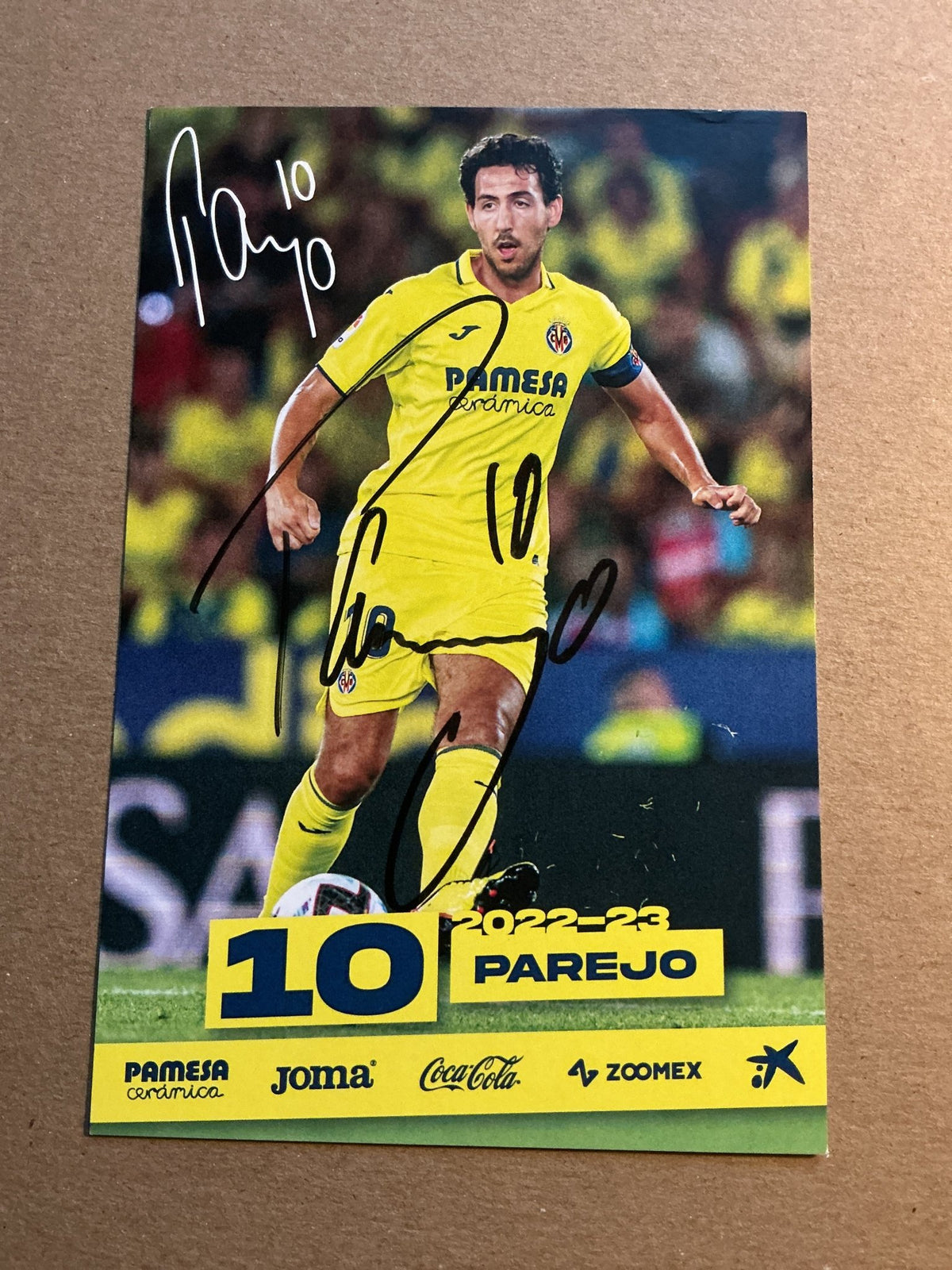 Dani Parejo, Spain 🇪🇸 Villarreal CF 2022/23 hand signed - Autographs-World