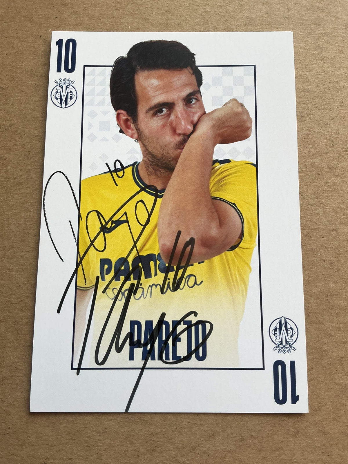 Dani Parejo, Spain 🇪🇸 Villarreal CF 2024/25 hand signed - Autographs-World