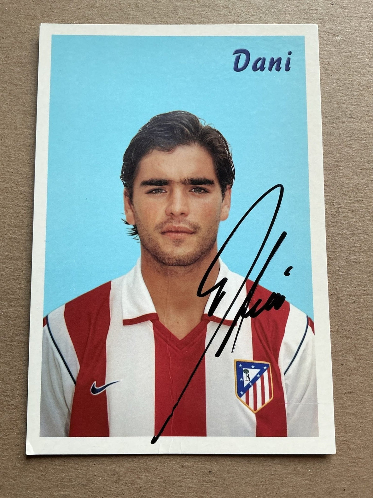 Dani, Portugal 🇵🇹 Atlético Madrid 2001/02 hand signed - Autographs-World
