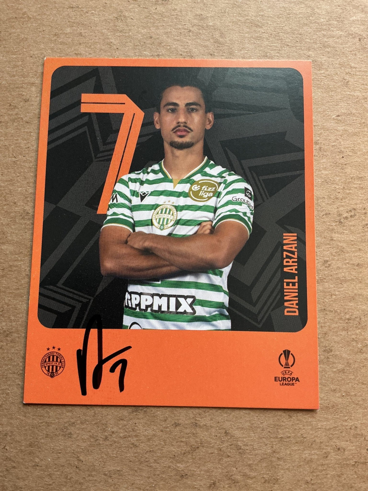 Daniel Arzani, Australia 🇦🇺 Ferencvaros 2025/26 hand signed - Autographs-World
