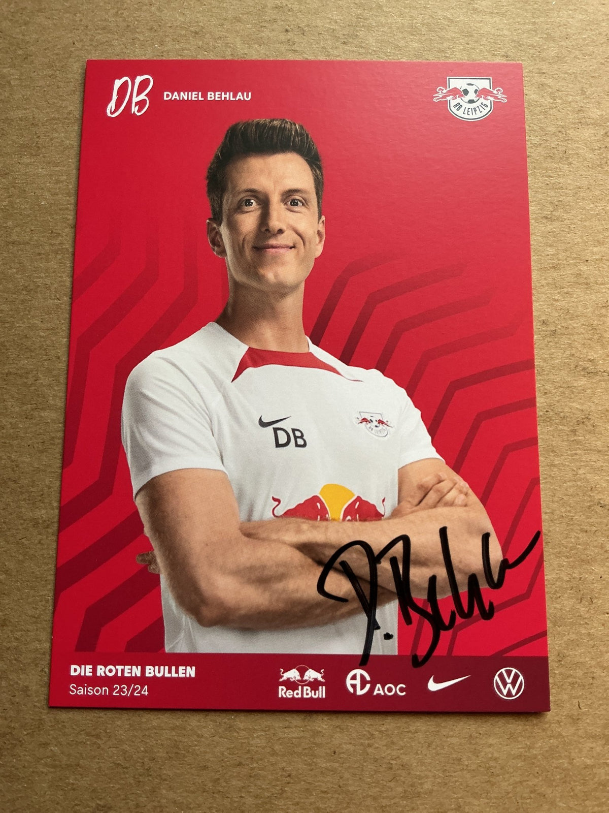Daniel Behlau, Germany 🇩🇪 RB Leipzig 2023/24 hand signed - Autographs-World