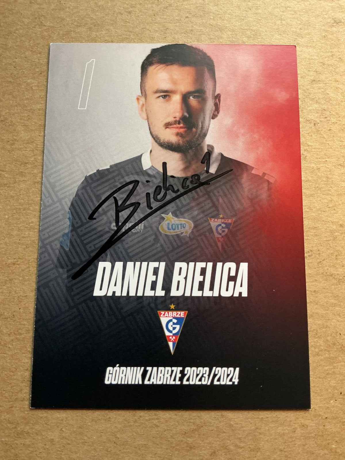 Daniel Bielica, Poland 🇵🇱 Górnik Zabrze 2023/24 hand signed - Autographs-World