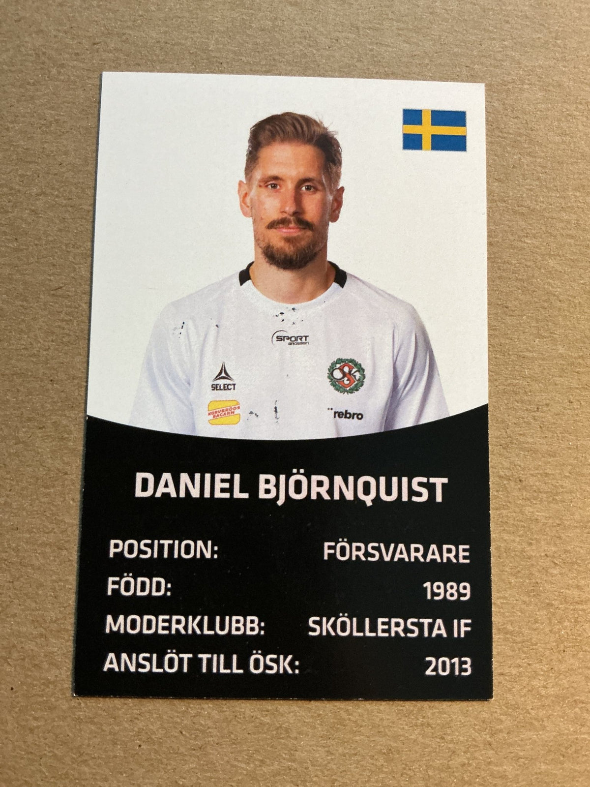 Daniel Björnquist, Sweden 🇸🇪 Örebro SK 2021/22 hand signed - Autographs-World