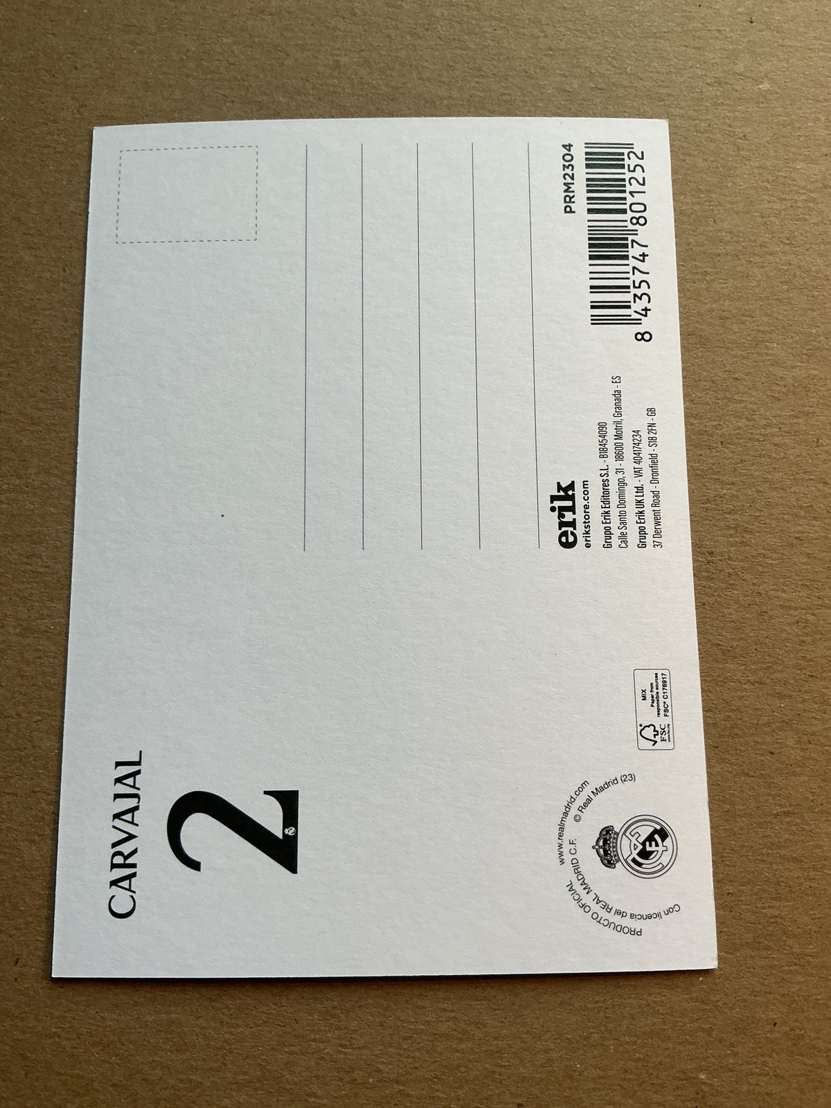 Daniel Carvajal, Spain 🇪🇸 Real Madrid 2023/24 hand signed - Autographs-World