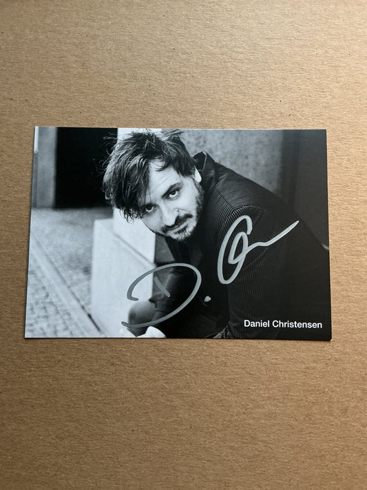 Daniel Christensen, Germany 🇩🇪 Actor 2024 hand signed - Autographs-World