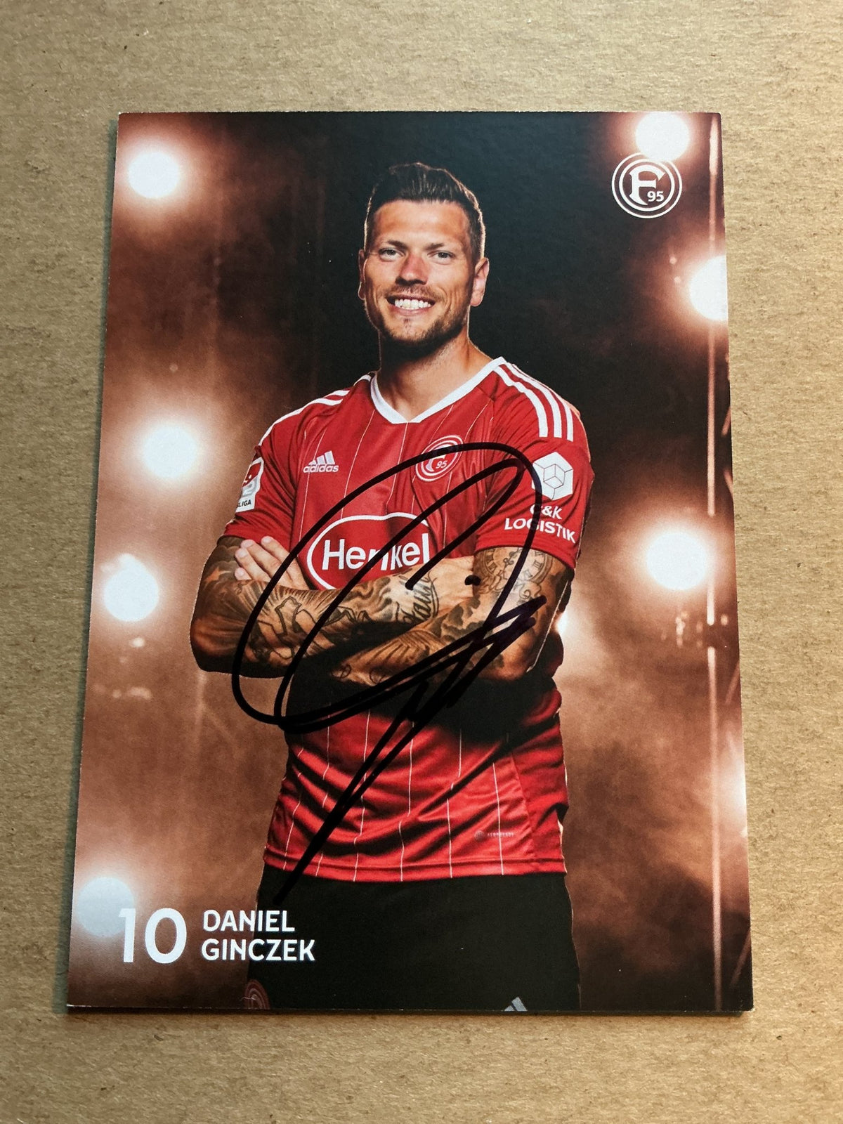 Daniel Ginczek, Germany 🇩🇪 Fortuna Düsseldorf 2022/23 hand signed - Autographs-World