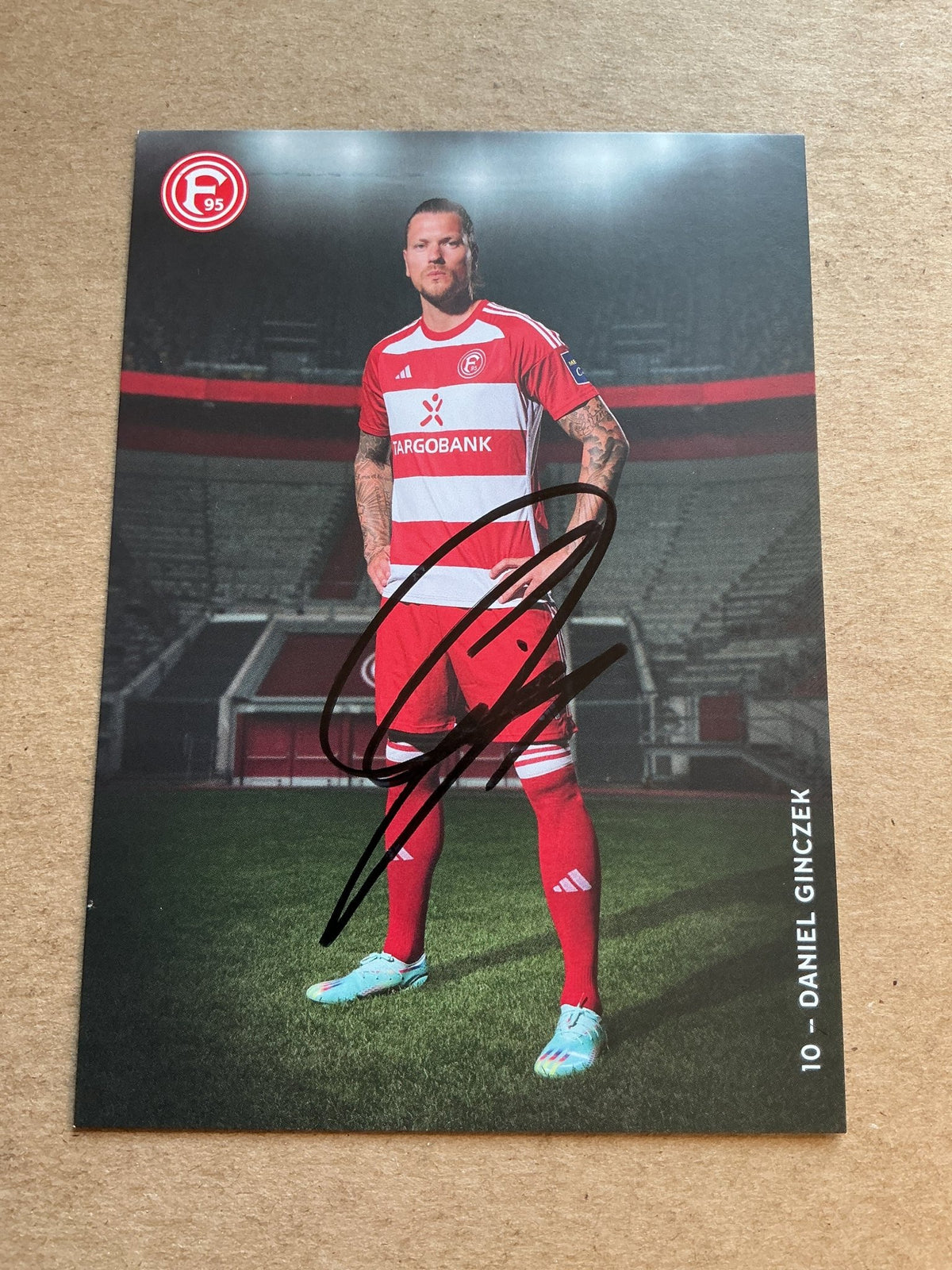 Daniel Ginczek, Germany 🇩🇪 Fortuna Düsseldorf 2023/24 hand signed - Autographs-World