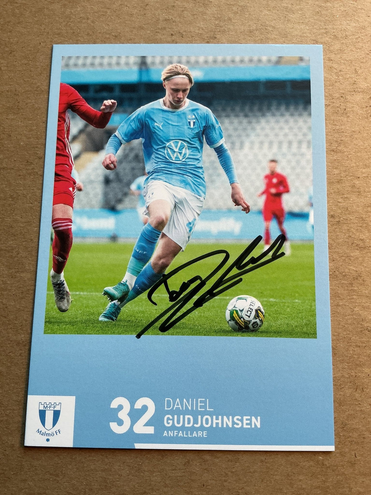 Daniel Gudjohnsen, Iceland 🇮🇸 Malmö FF 2023/24 hand signed - Autographs-World