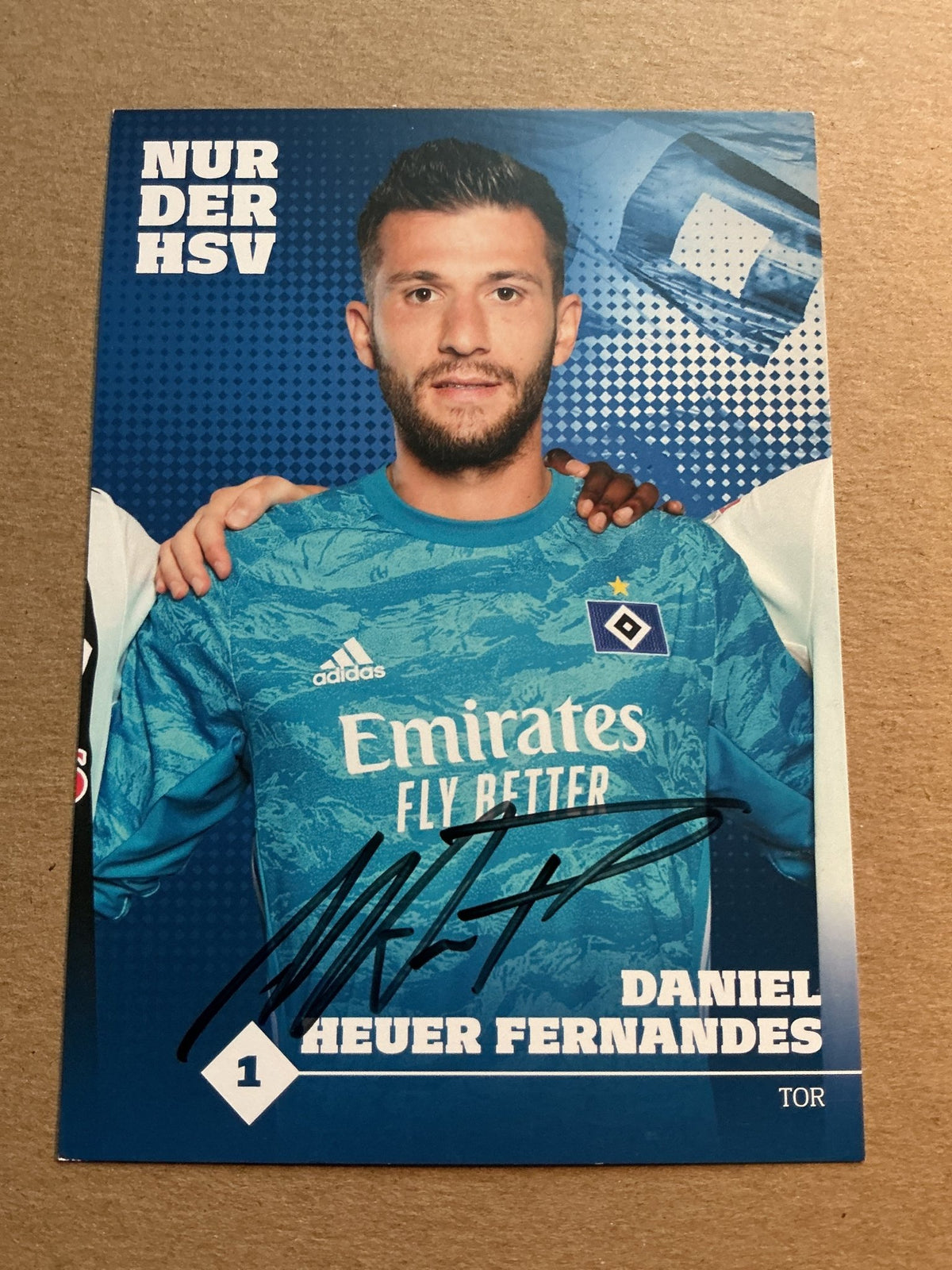 Daniel Heuer Fernandes, Portugal 🇵🇹 Hamburger SV 2019/20 hand signed - Autographs-World