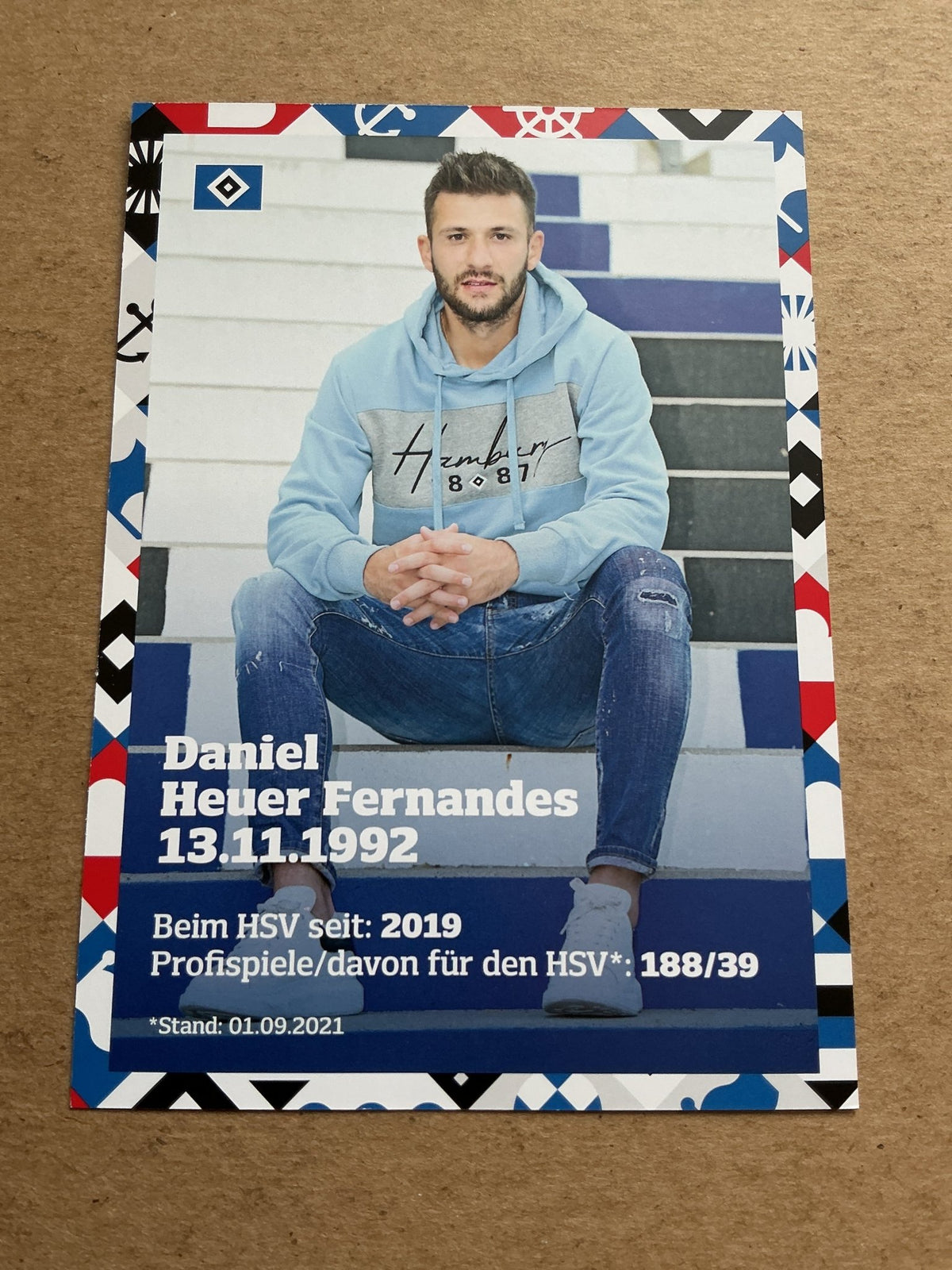 Daniel Heuer Fernandes, Portugal 🇵🇹 Hamburger SV 2021/22 hand signed - Autographs-World