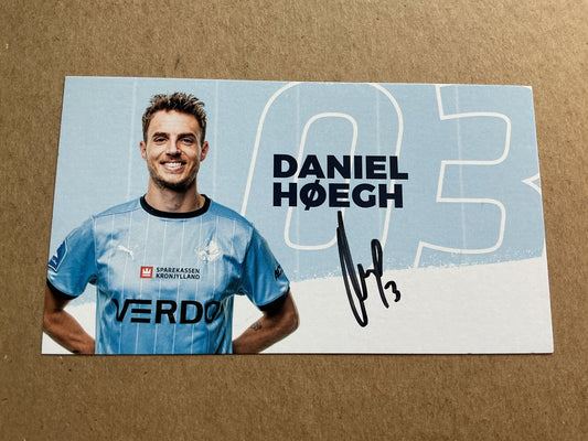 Daniel Høegh, Denmark 🇩🇰 Randers FC 2024/25 hand signed - Autographs-World